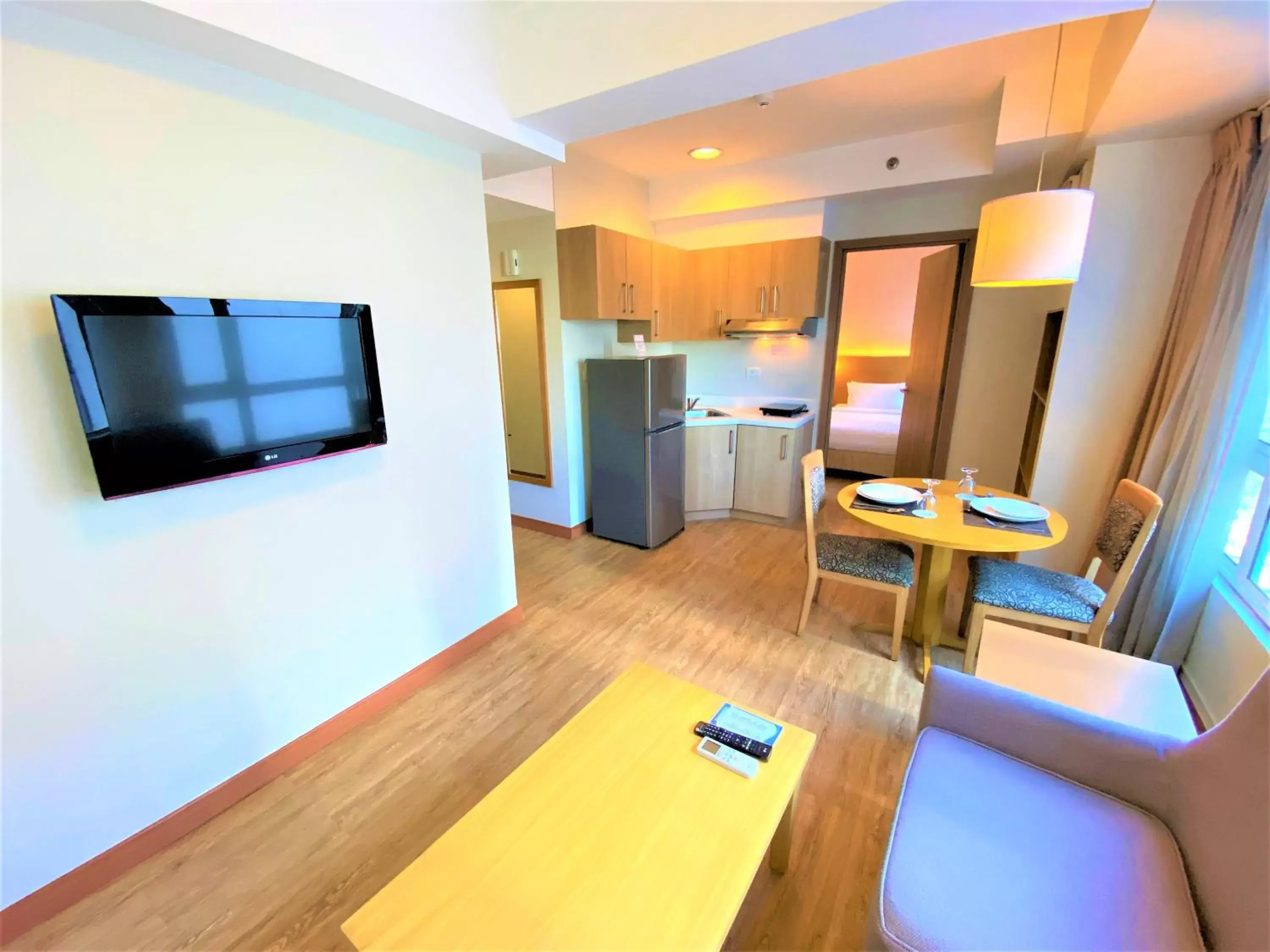 TV and multimedia, TV/Entertainment Center in One Pacific Place Serviced Residences - Multiple Use Hotel