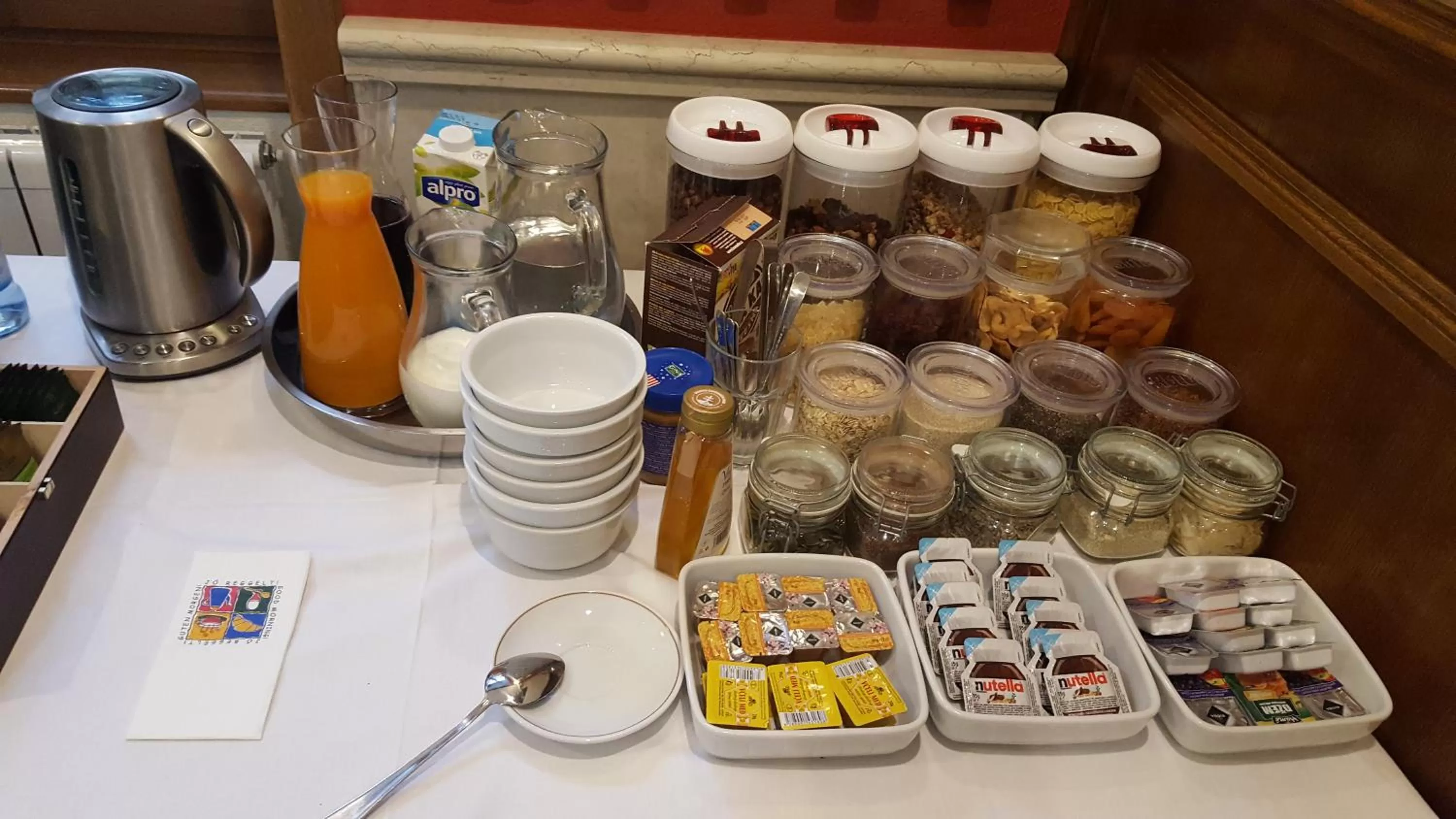 Buffet breakfast in Top Penzión Marína