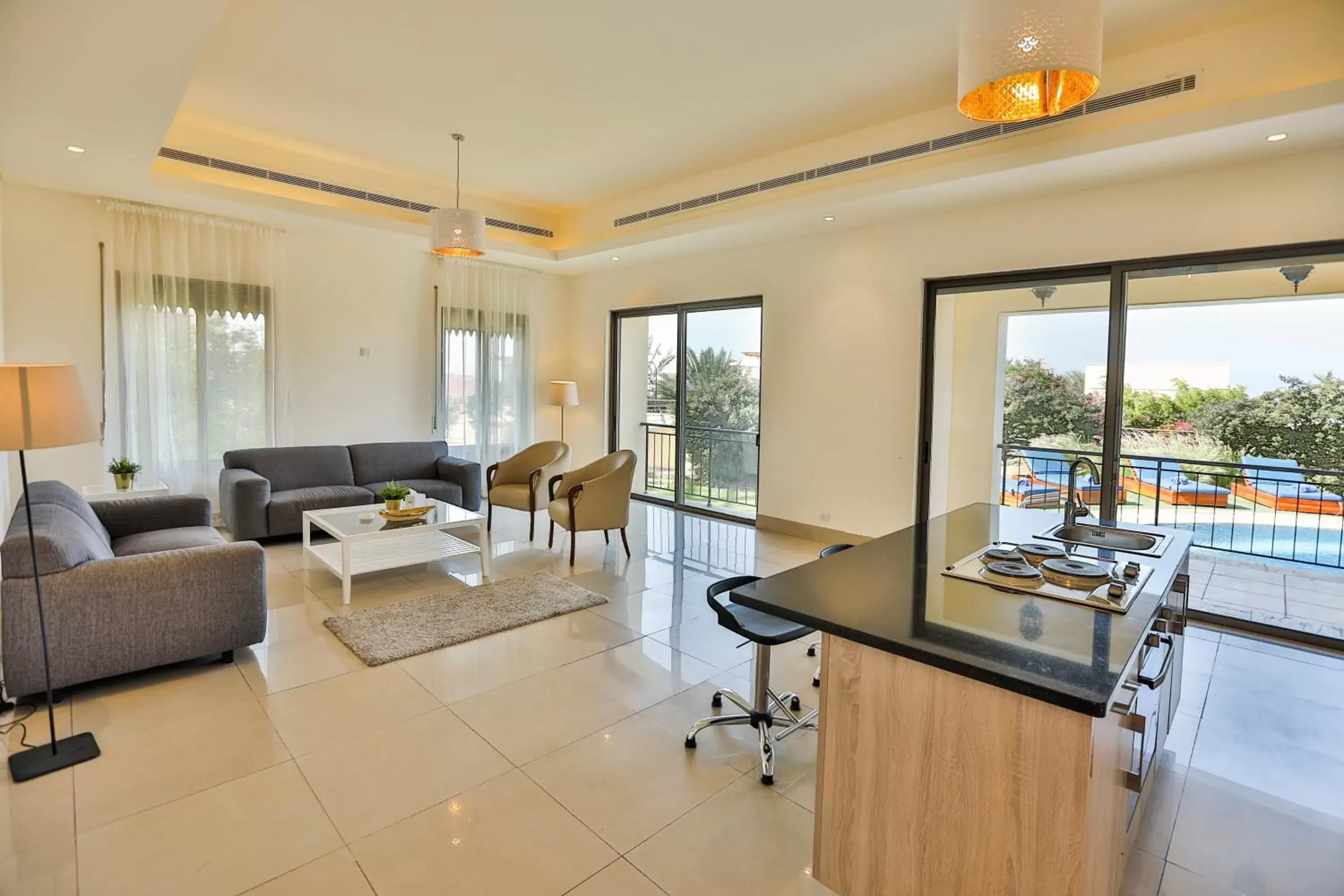 Living room in Tala Bay Residence