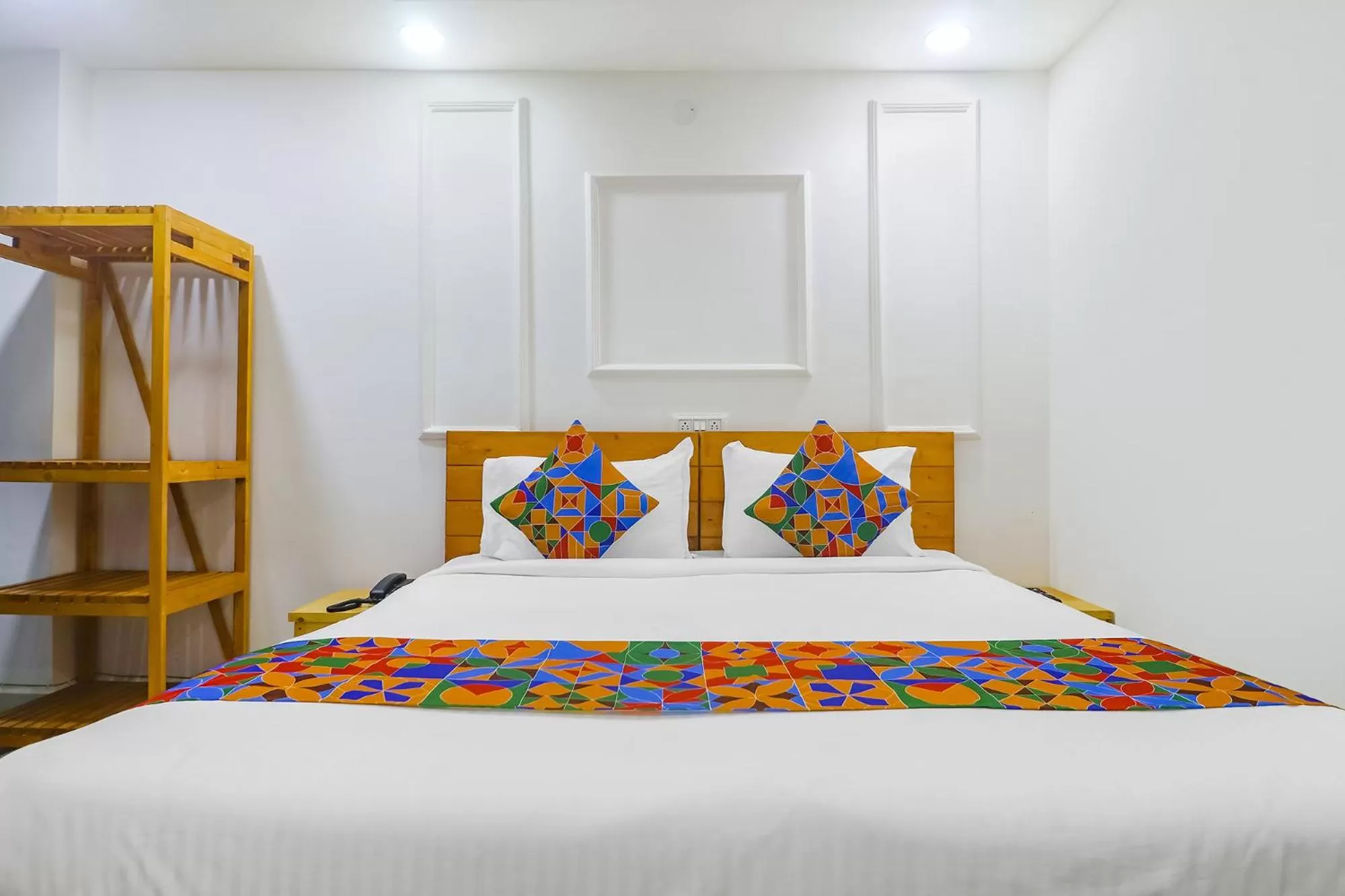 Bed in FabHotel Green Leaf