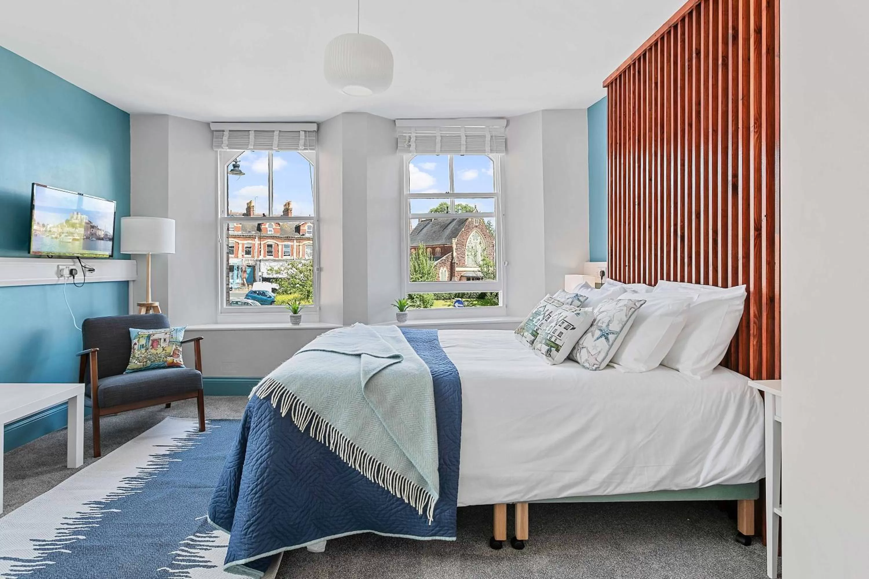 View (from property/room), Bed in Park View R & R - Adult Only - Self-Catering - Free Parking - EV Point