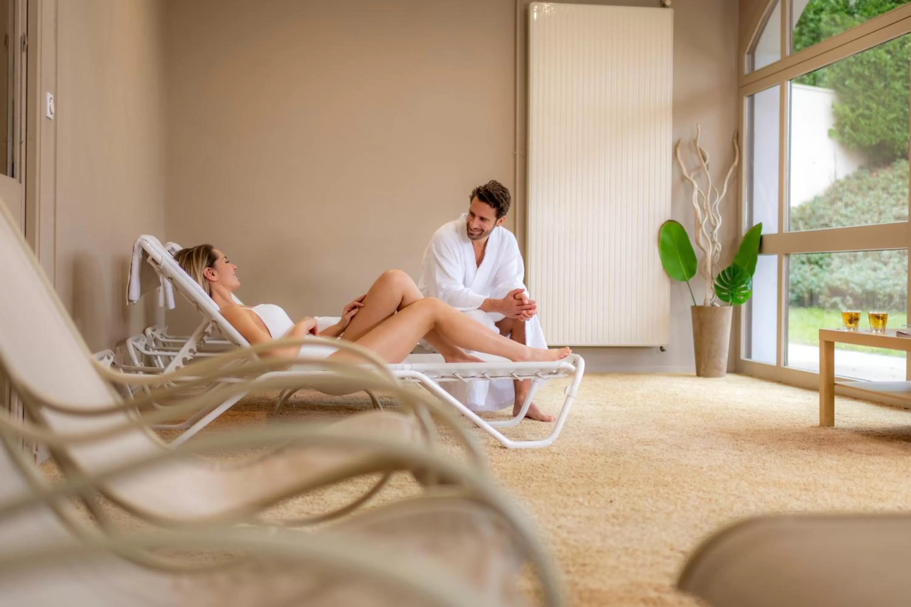 Fitness centre/facilities in Hotel *** & Spa Vacances Bleues Villa Marlioz