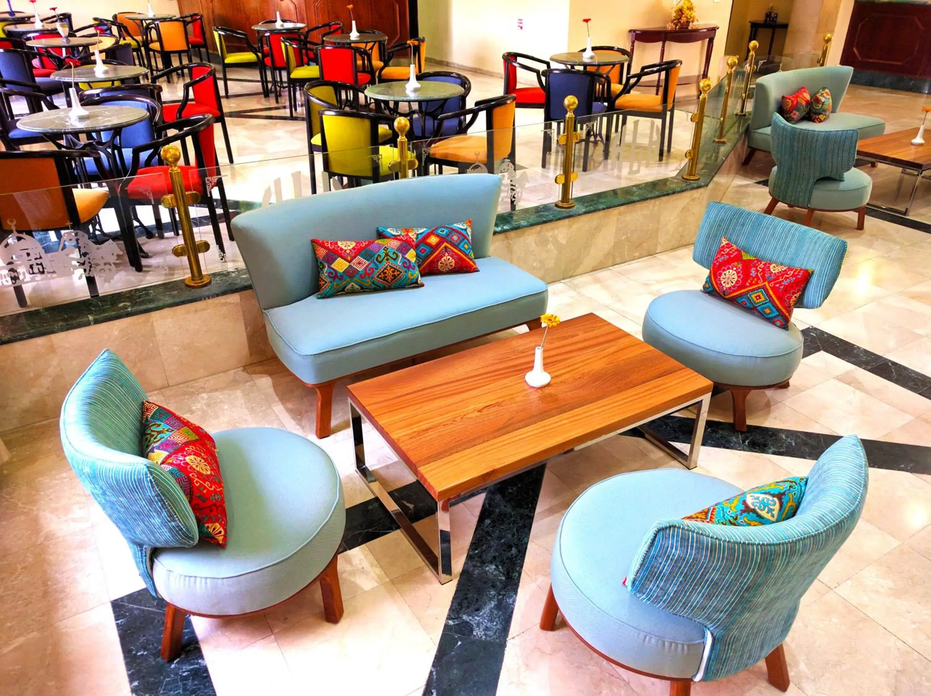 Seating area, Lounge/Bar in Holy Land Hotel