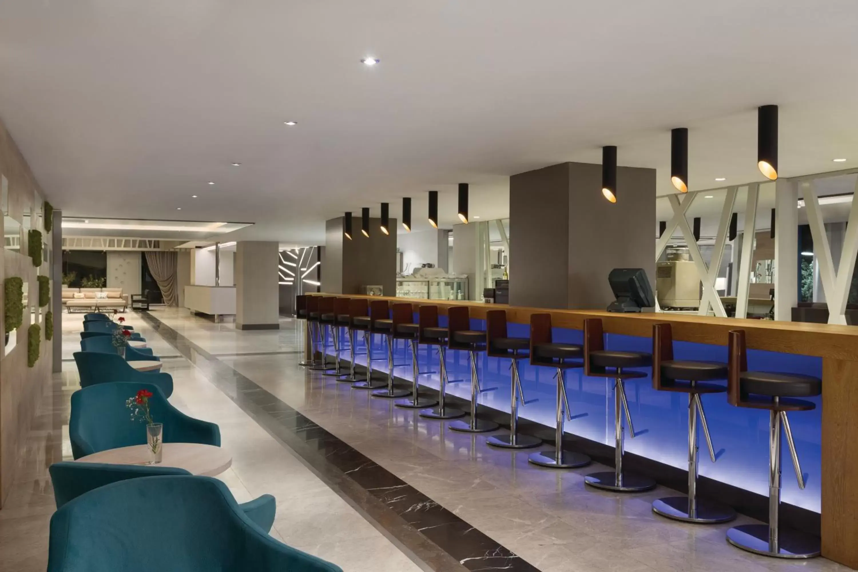 Lounge or bar, Swimming Pool in Ramada Hotel & Suites by Wyndham Izmir Kemalpasa