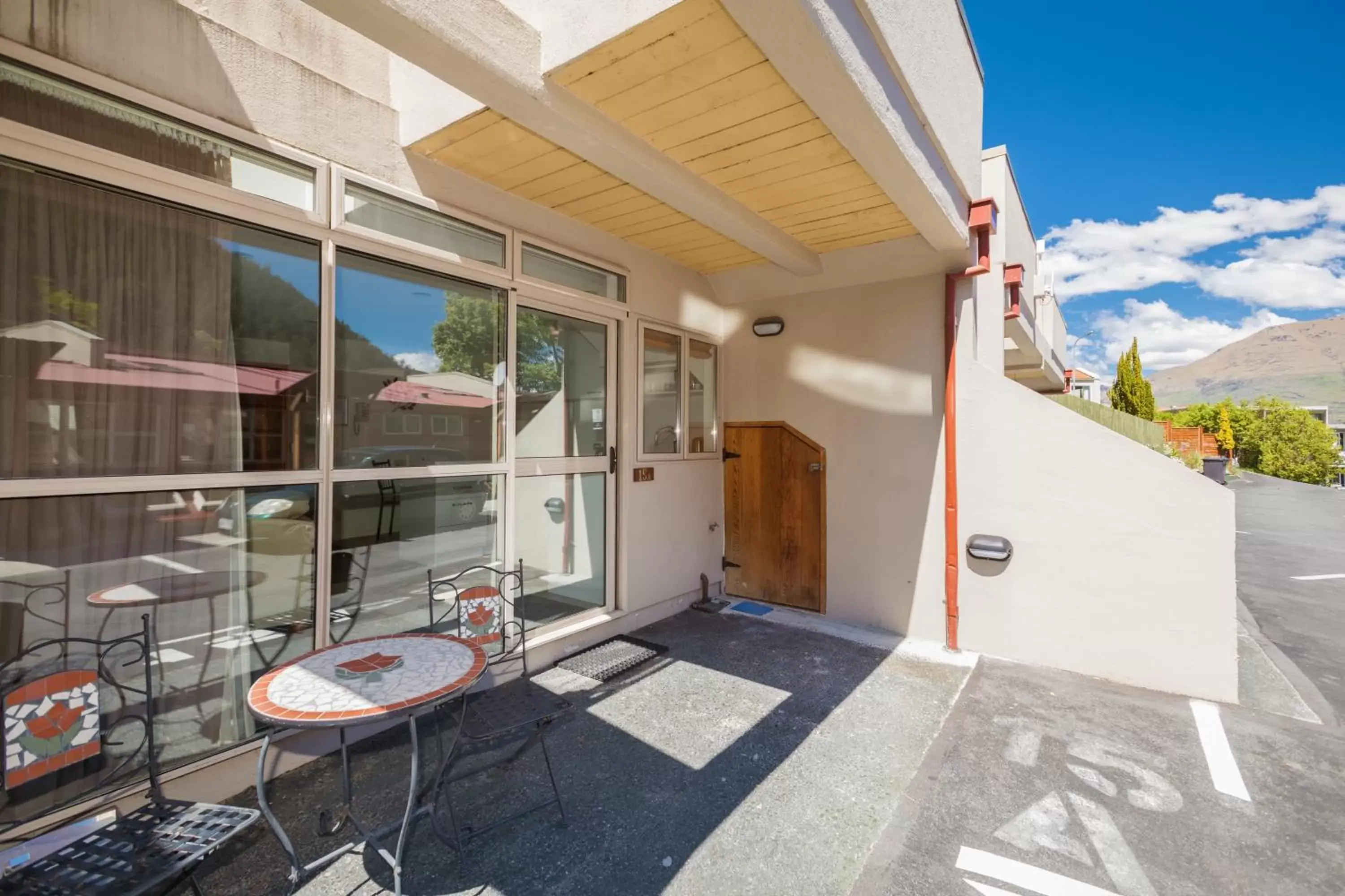 Patio in Cranbury Court Apartments