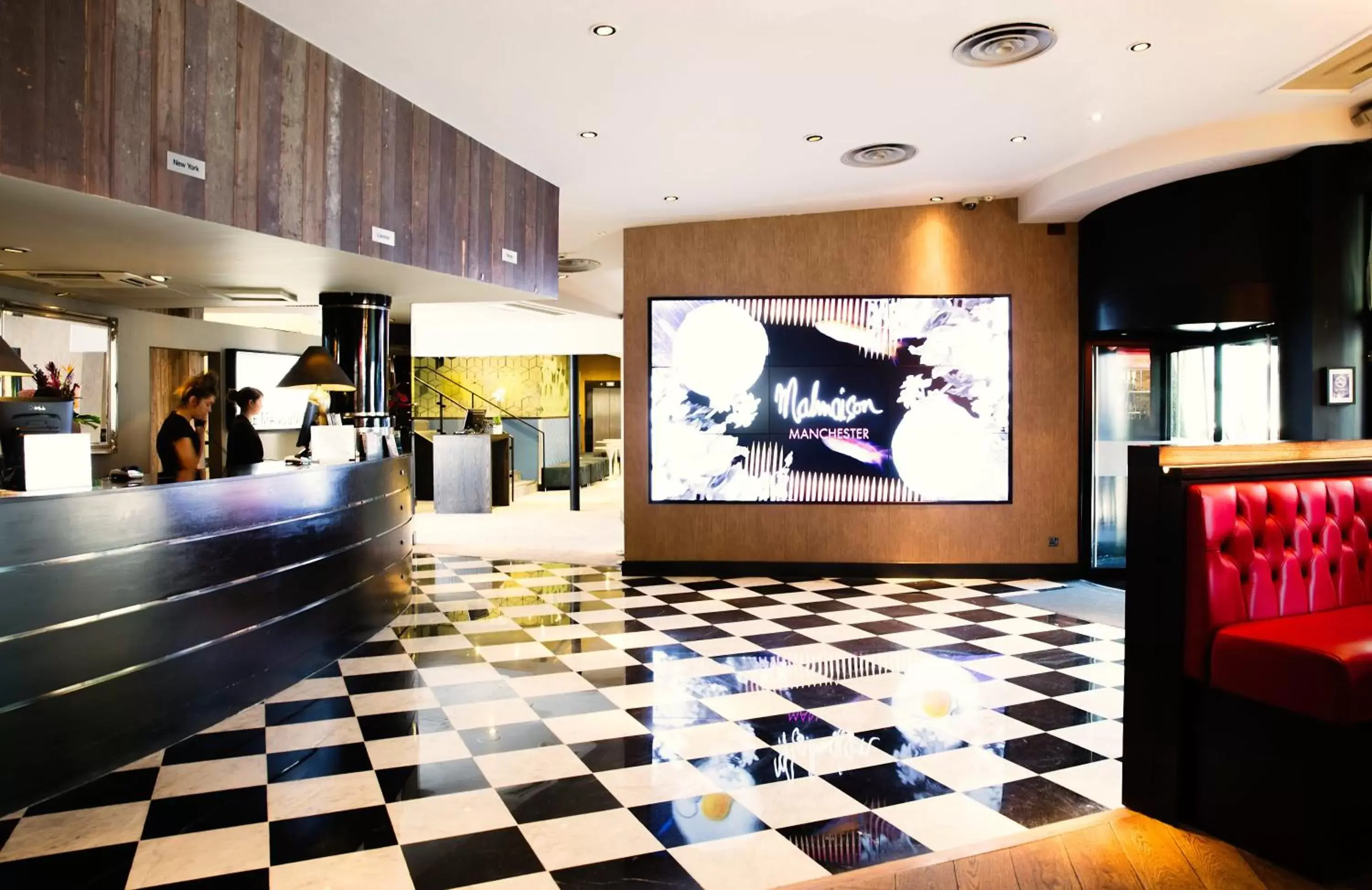 Lobby or reception in Malmaison Manchester Lobby or reception in Malmaison Manchester