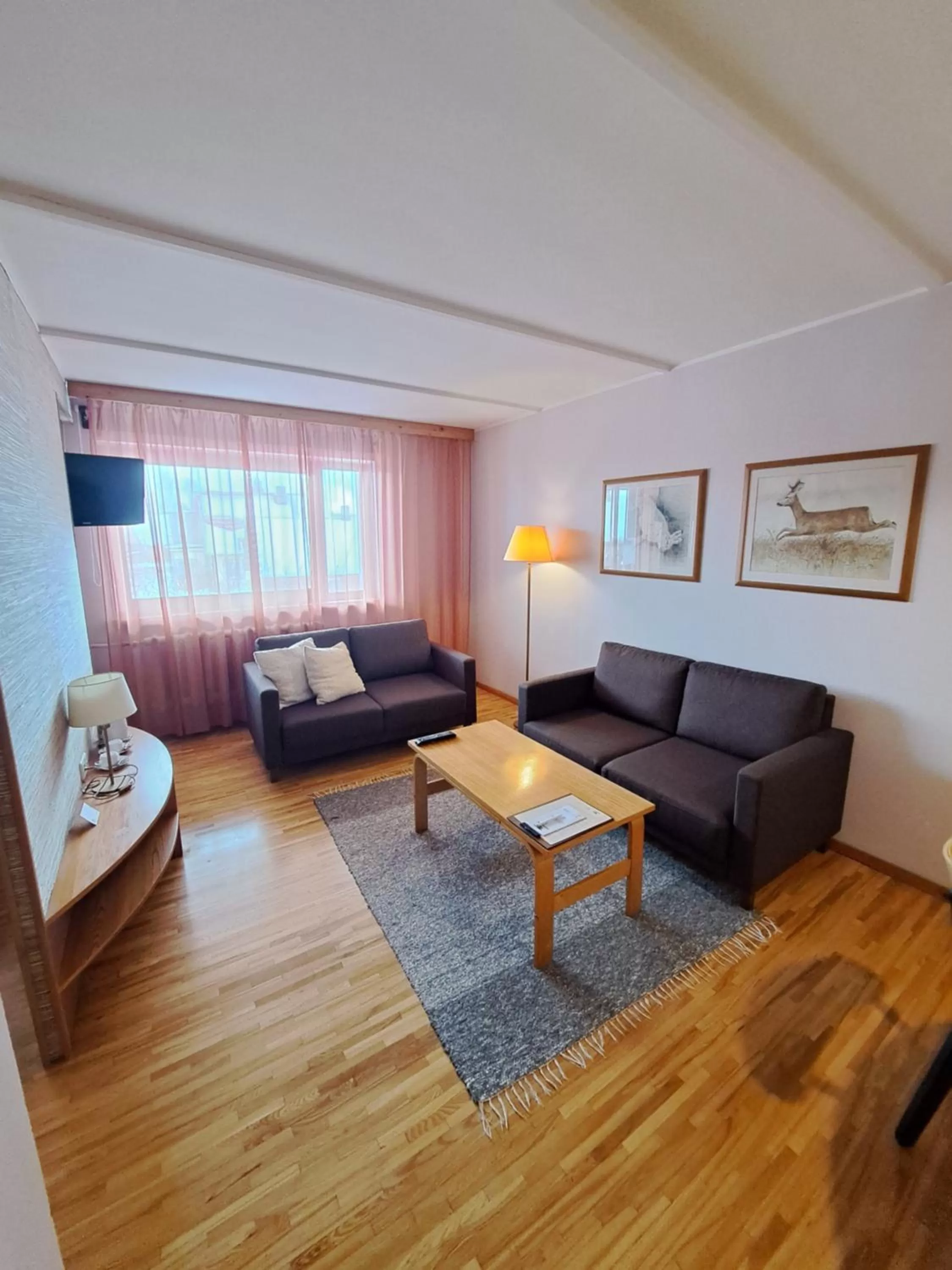 Seating area in Pesa Hotel