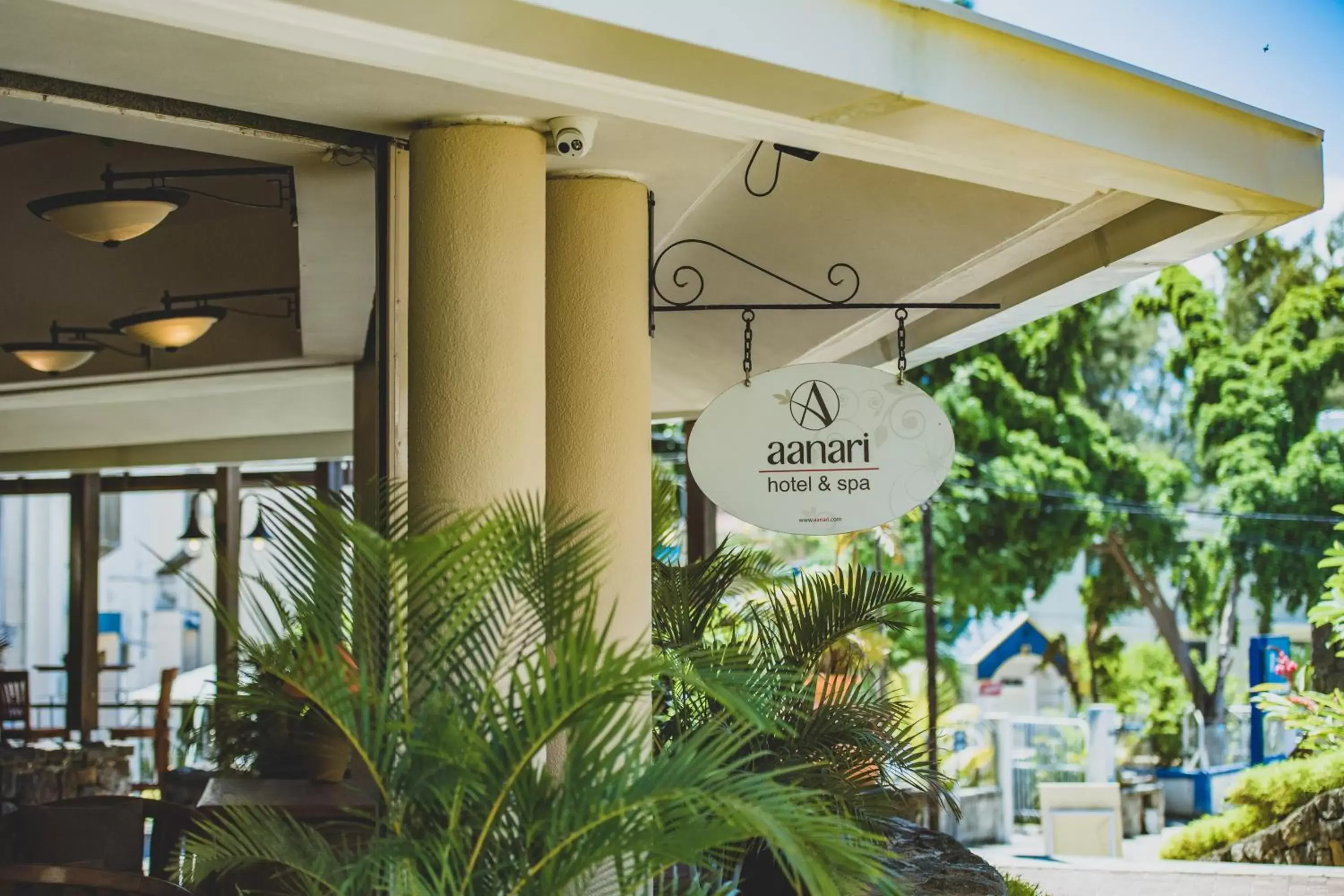 Facade/entrance in Aanari Hotel & Spa- Mauritius Facade/entrance in Aanari Hotel & Spa- Mauritius