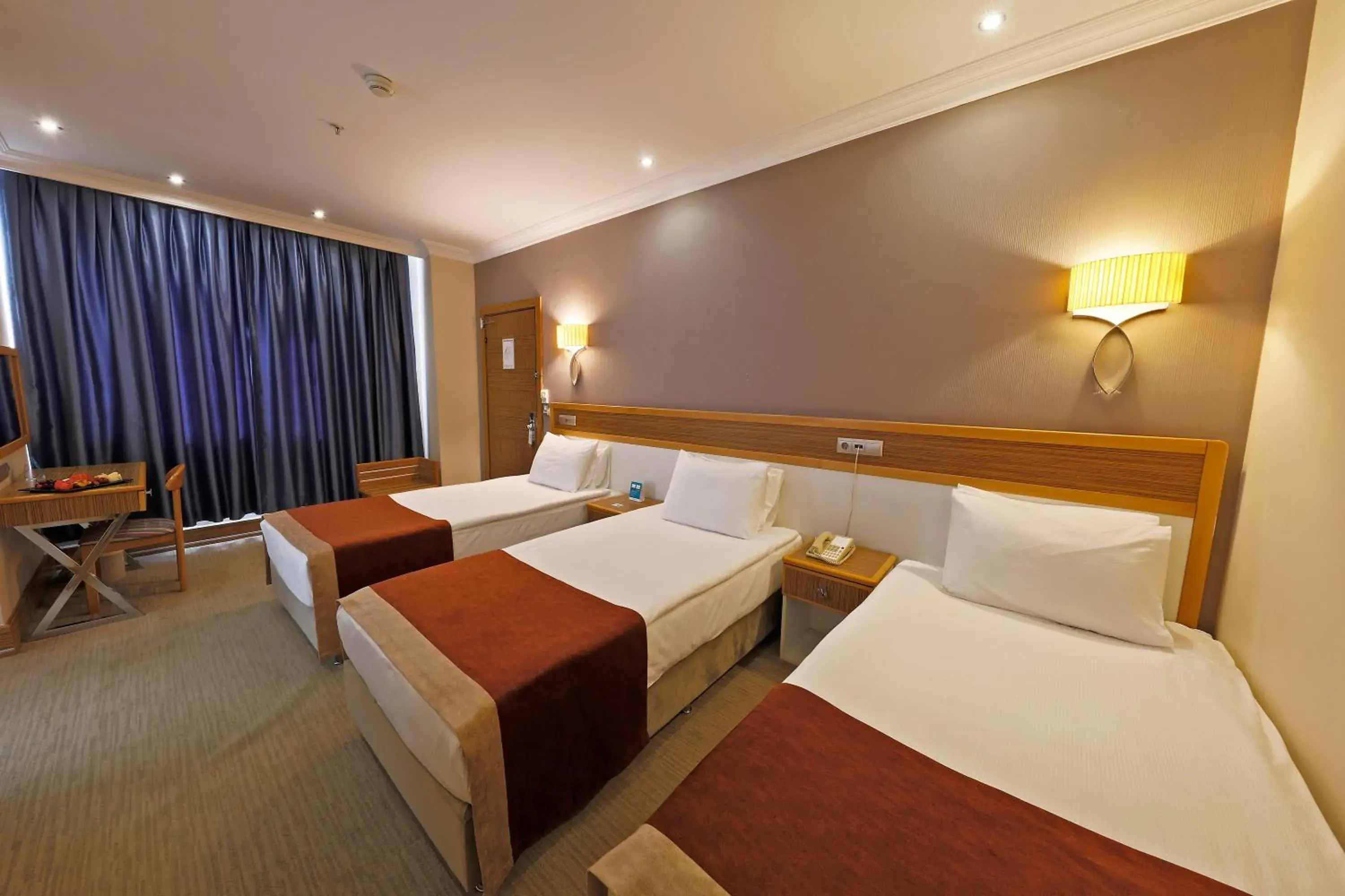 Bed in Euro Park Hotel Bursa