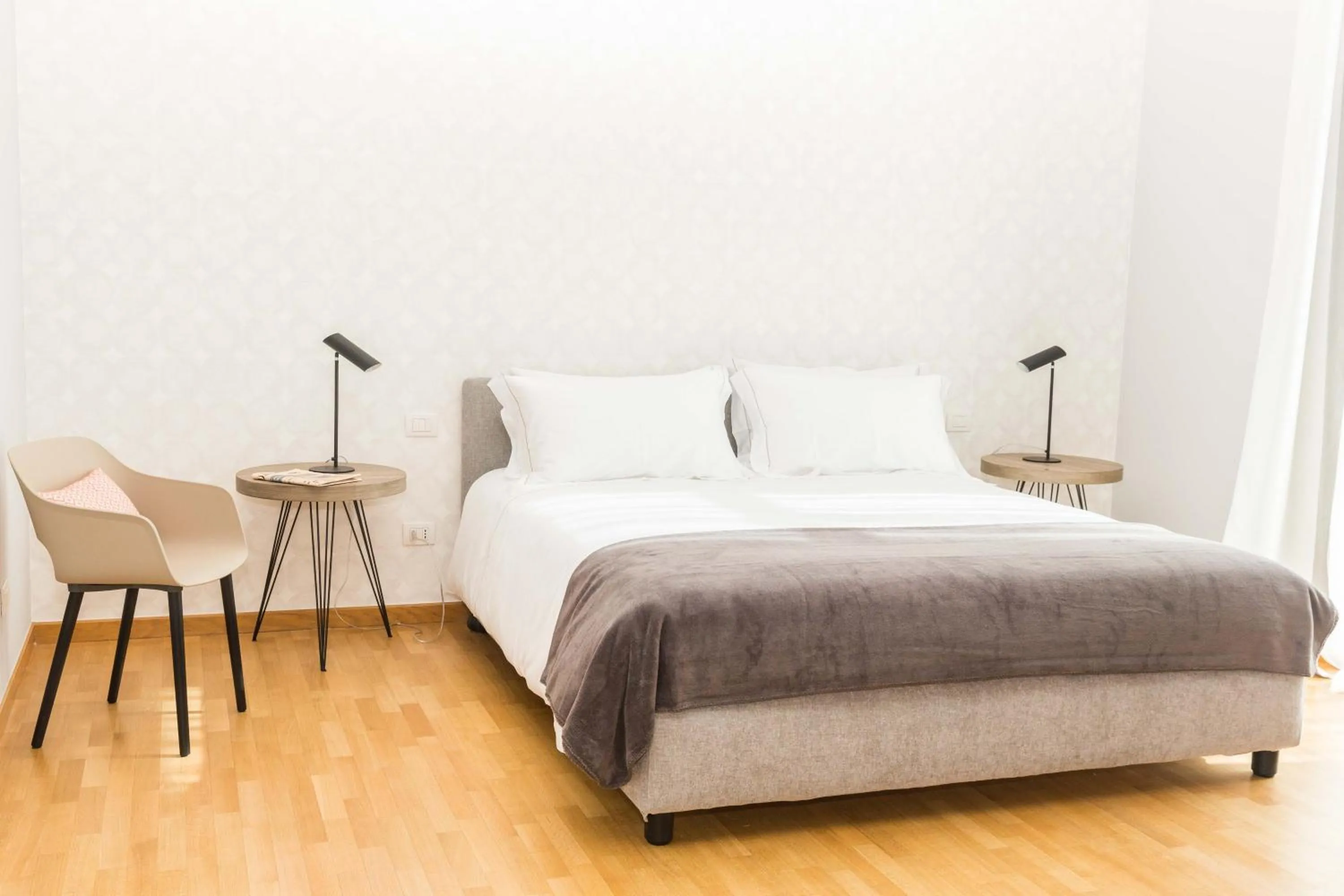 Bedroom, Bed in 200 ROOMS & TERRACE