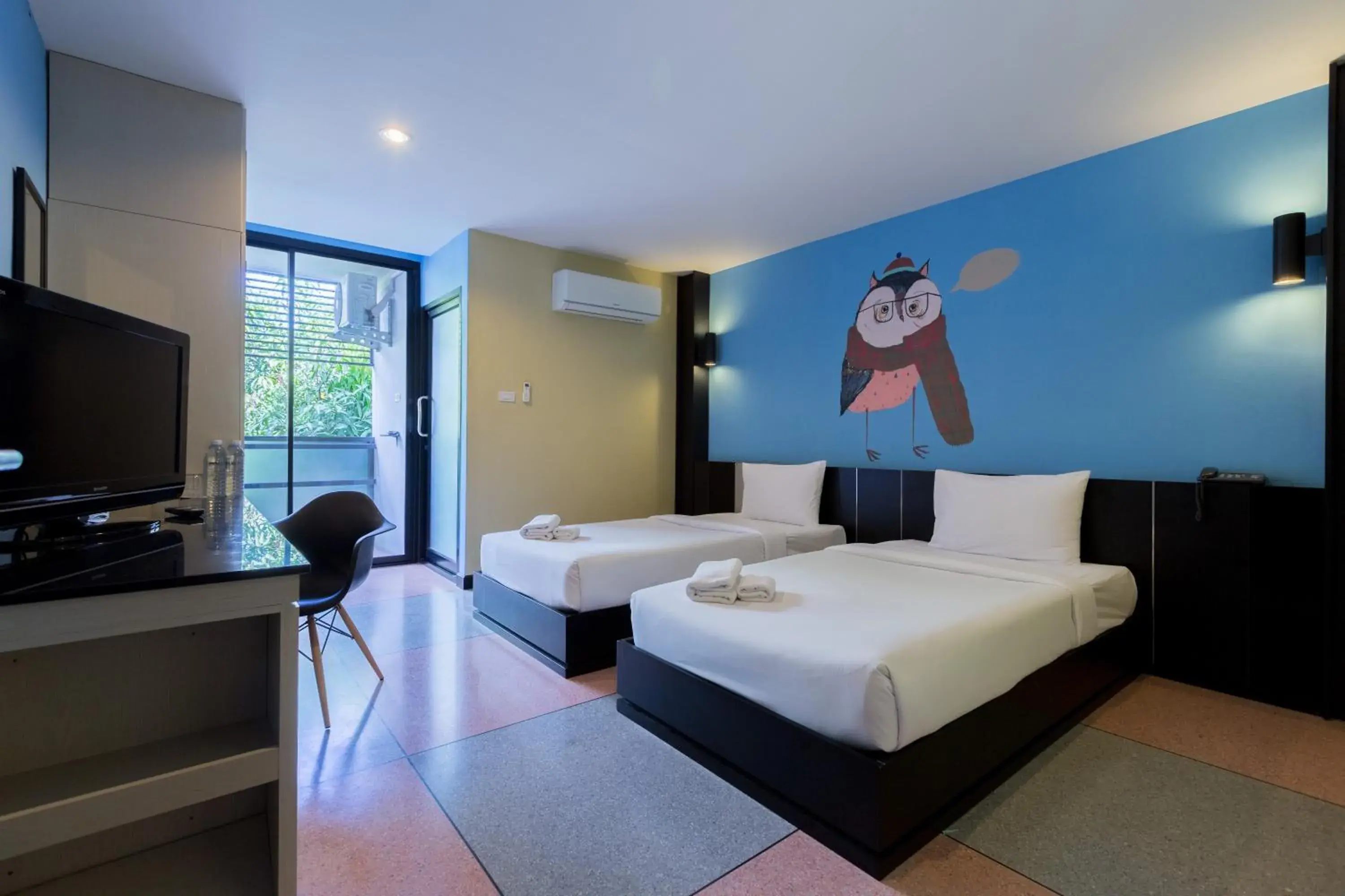 Bedroom, Bed in Pentahug Hotel