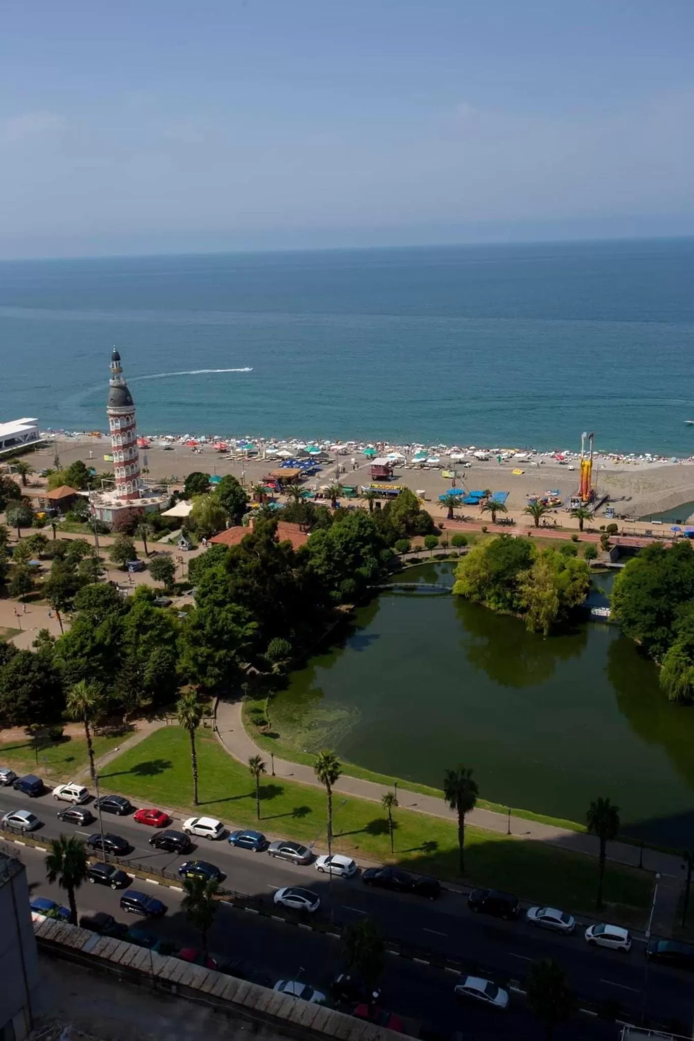 Bird's-eye View in Orbi City Batumi Black Sea Arena