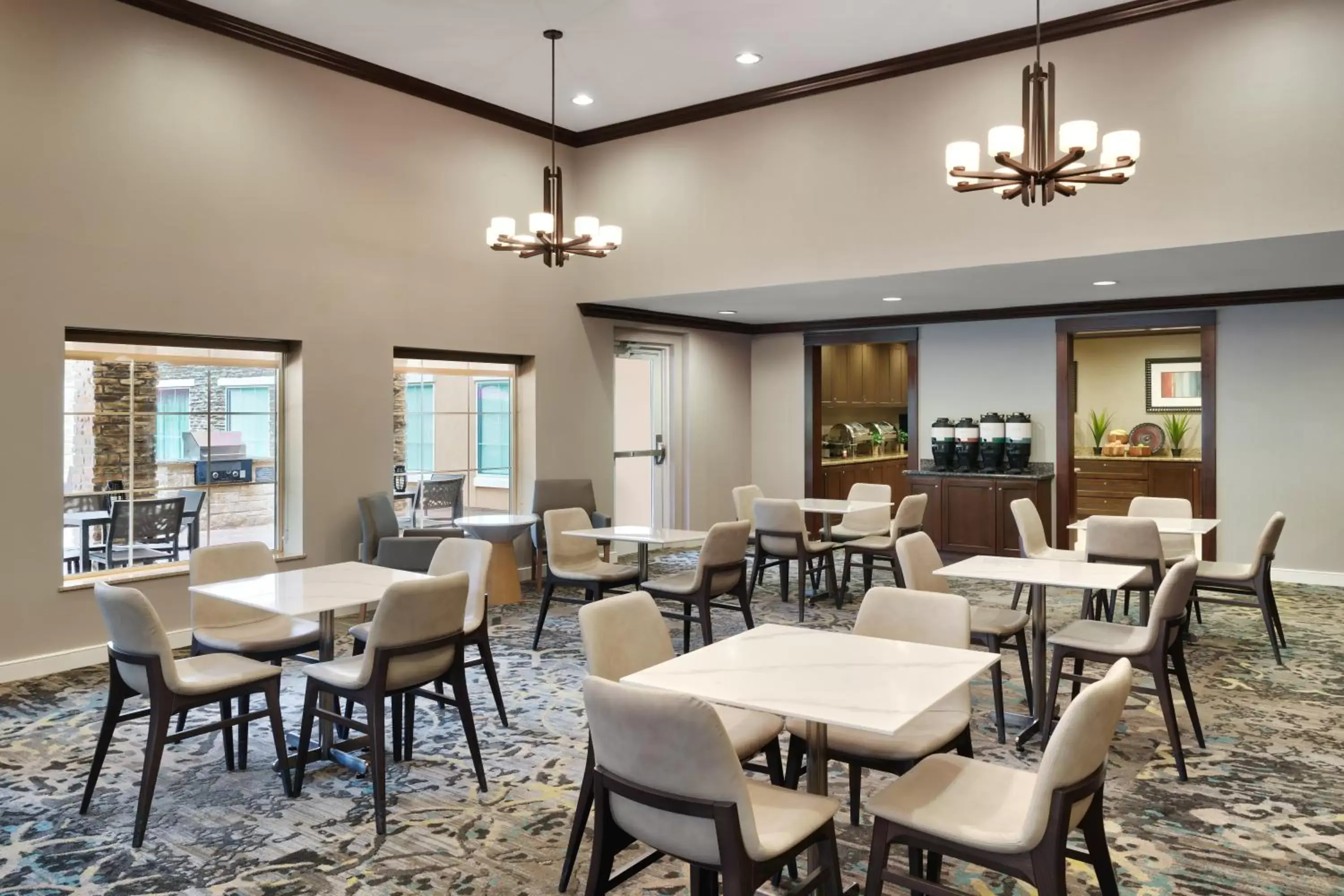 Dining area, Restaurant/Places to Eat in Residence Inn by Marriott Houston I-10 West/Park Row