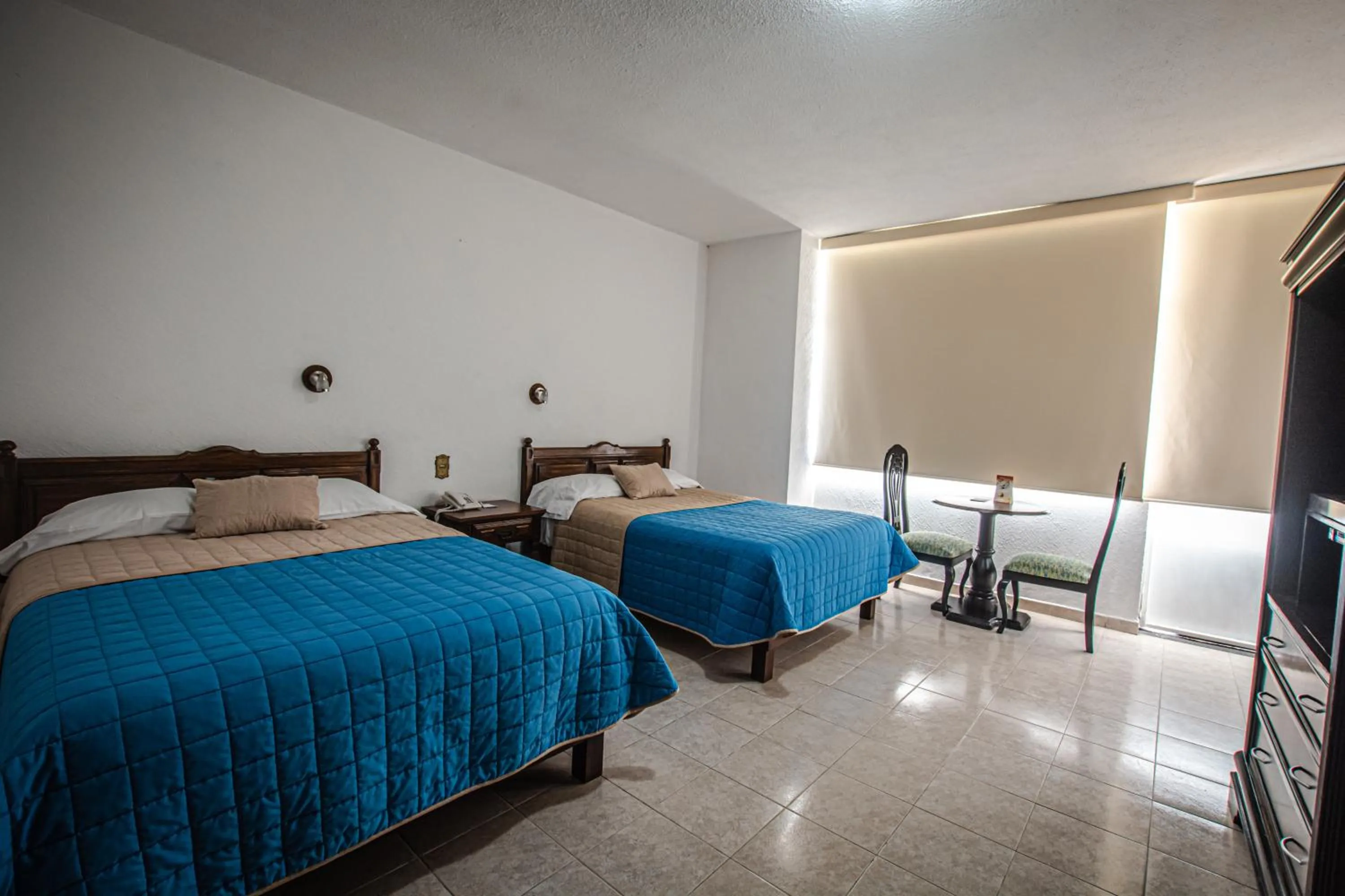 Bed in Hotel Palacio