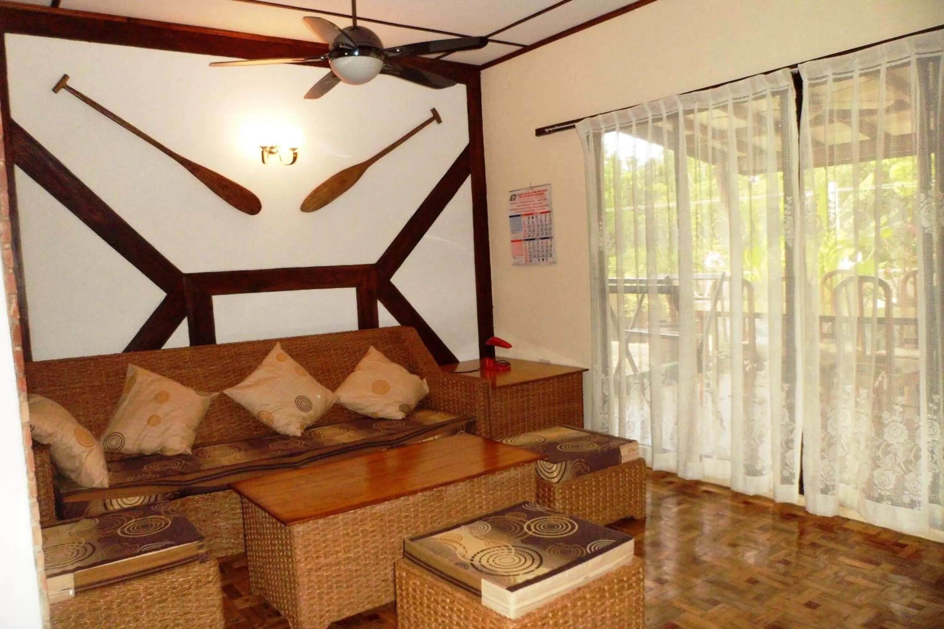 Seating area in TipTop Hotel, Resto and Delishop