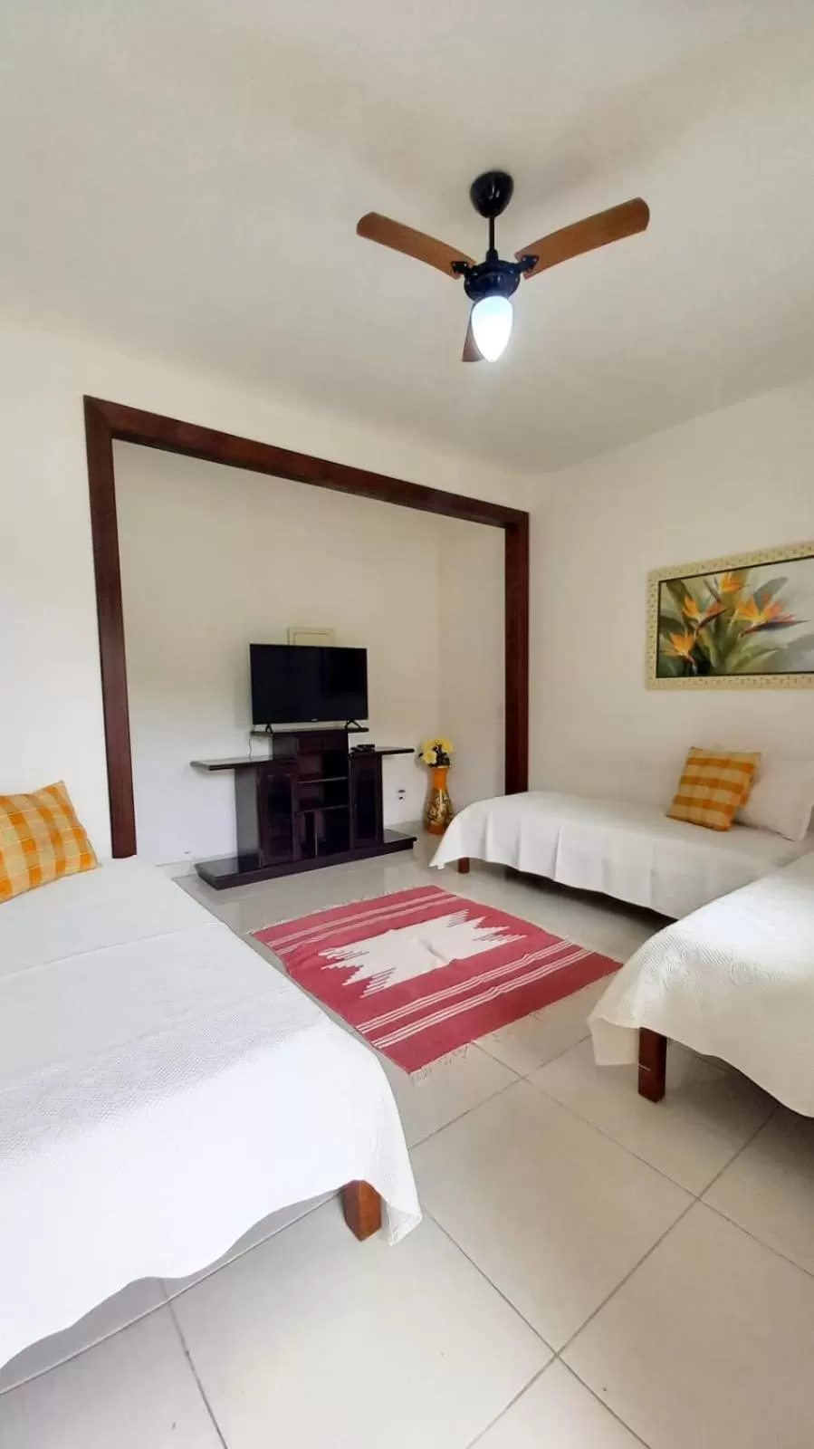 Bed in Pousada Recanto Das Emerências