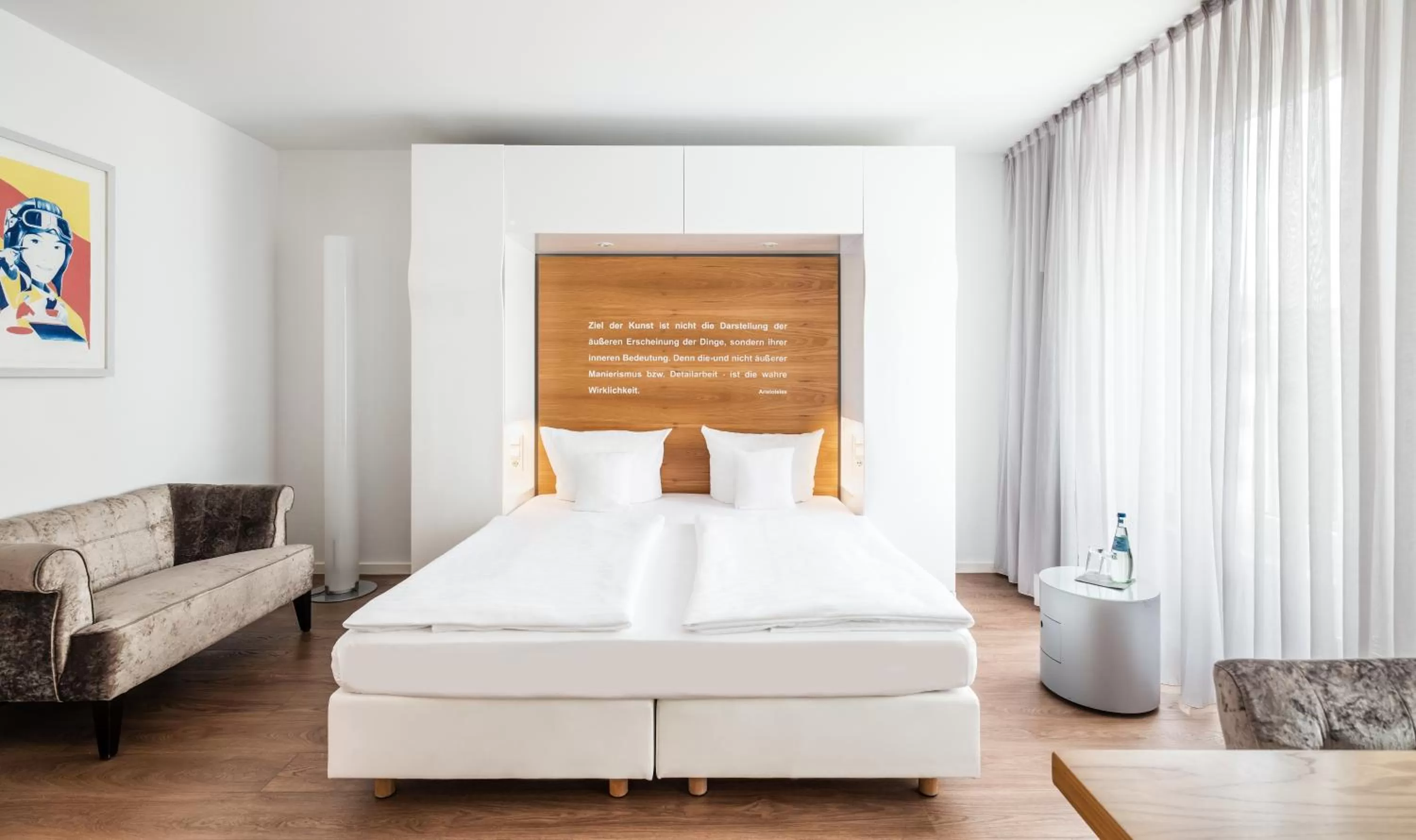 Bed in Art Hotel City Leipzig