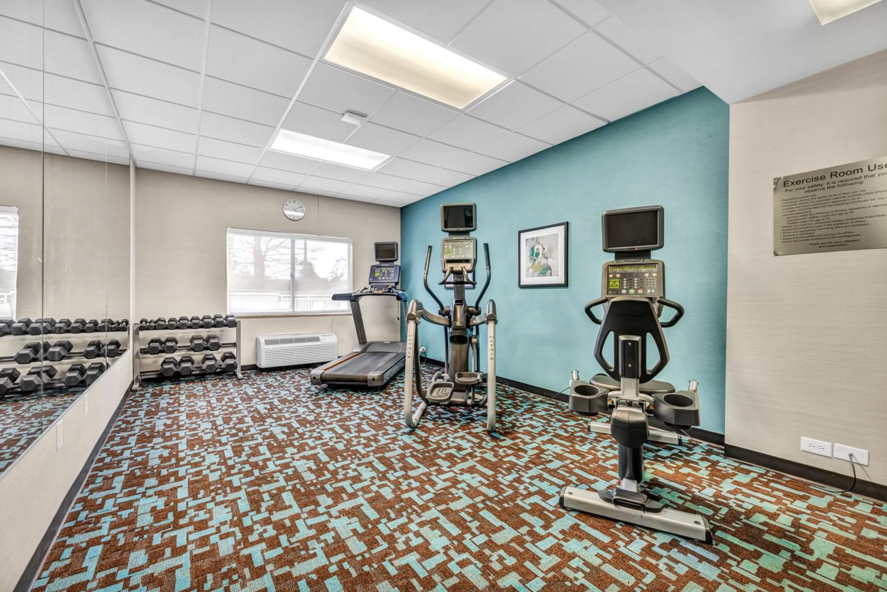 Fitness centre/facilities in Fairfield Inn by Marriott Lumberton
