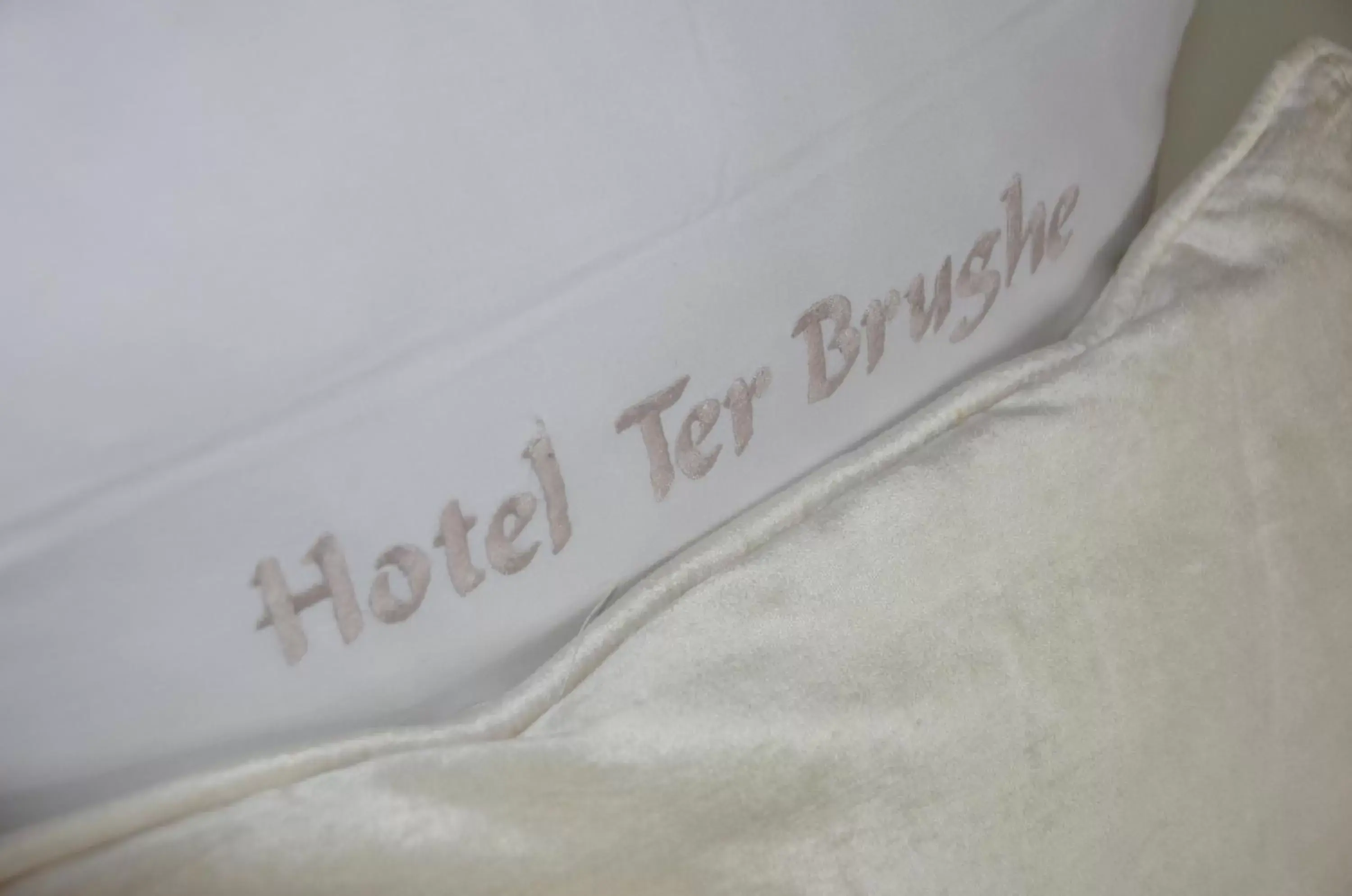 Bed, Property Logo/Sign in Hotel Ter Brughe by CW Hotel Collection