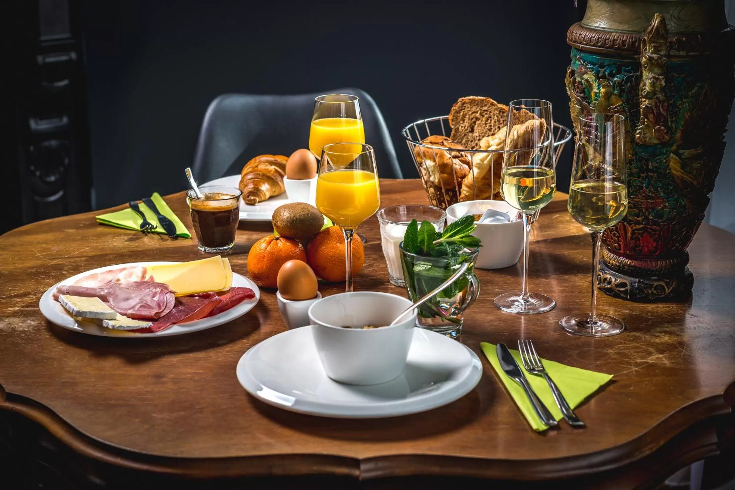 Food close-up in Hotel Sleep-Inn Box 5