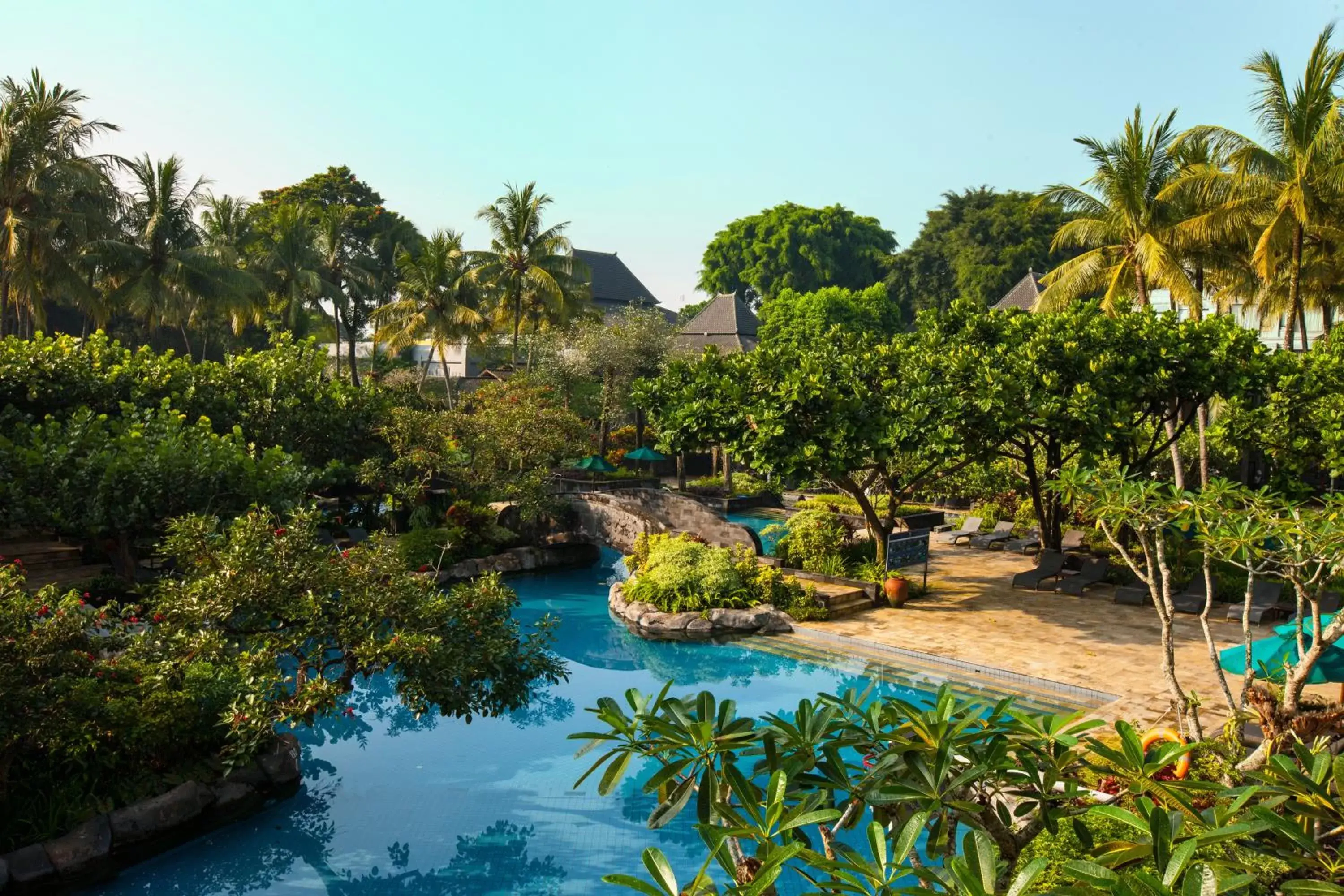 Swimming pool, Pool View in Hyatt Regency Yogyakarta