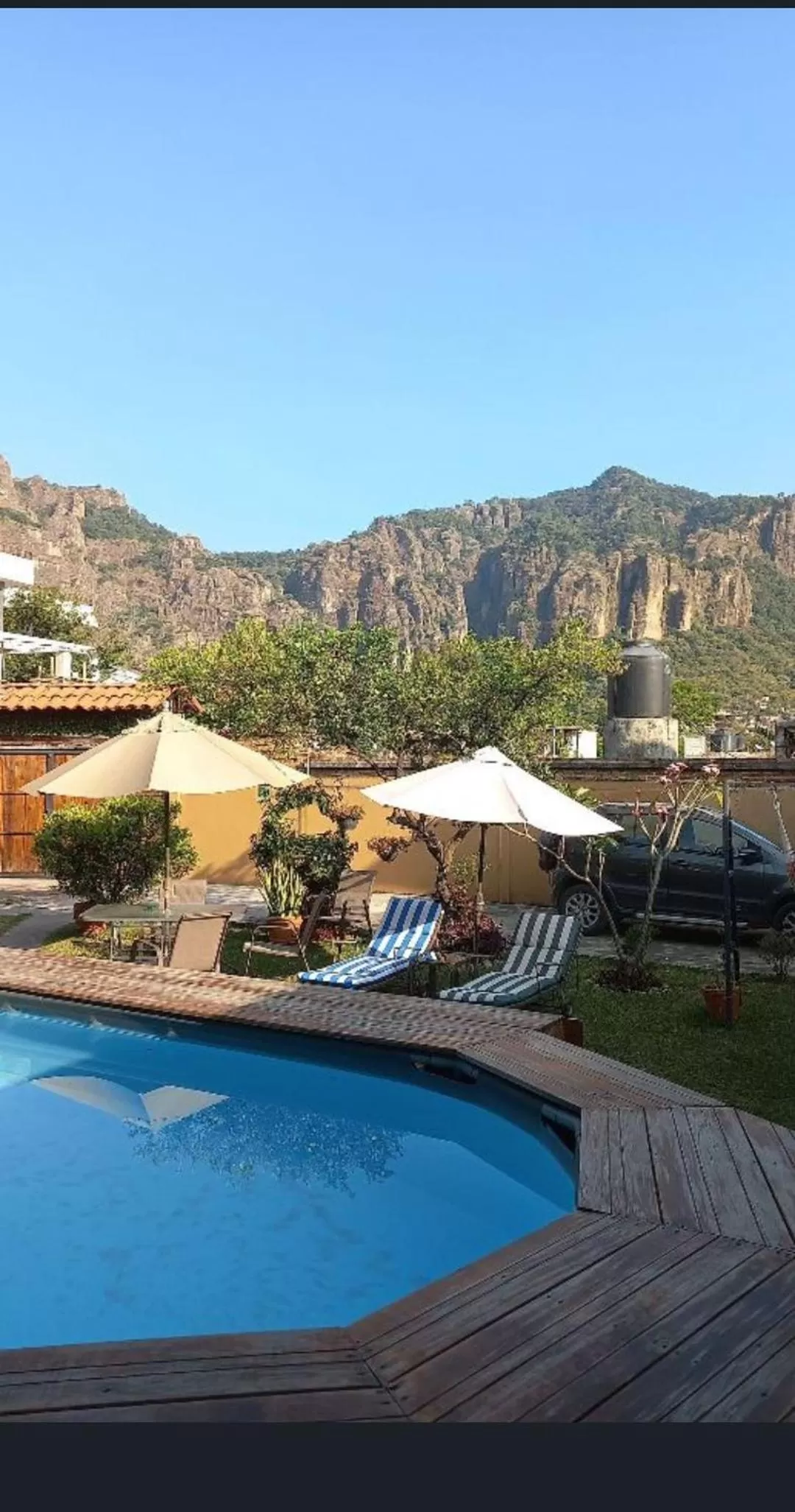 Swimming Pool in Posada Casa Topiltzin