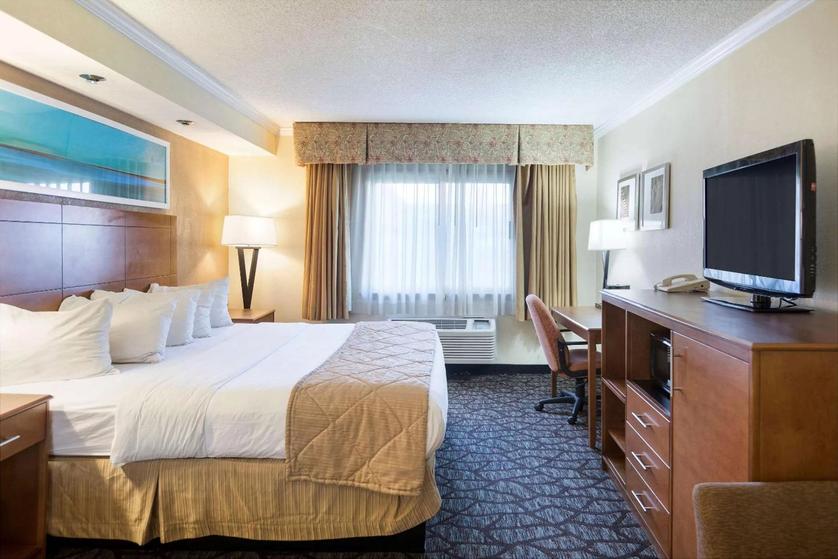 Photo of the whole room, Bed in Clarion Hotel Detroit Metro Airport