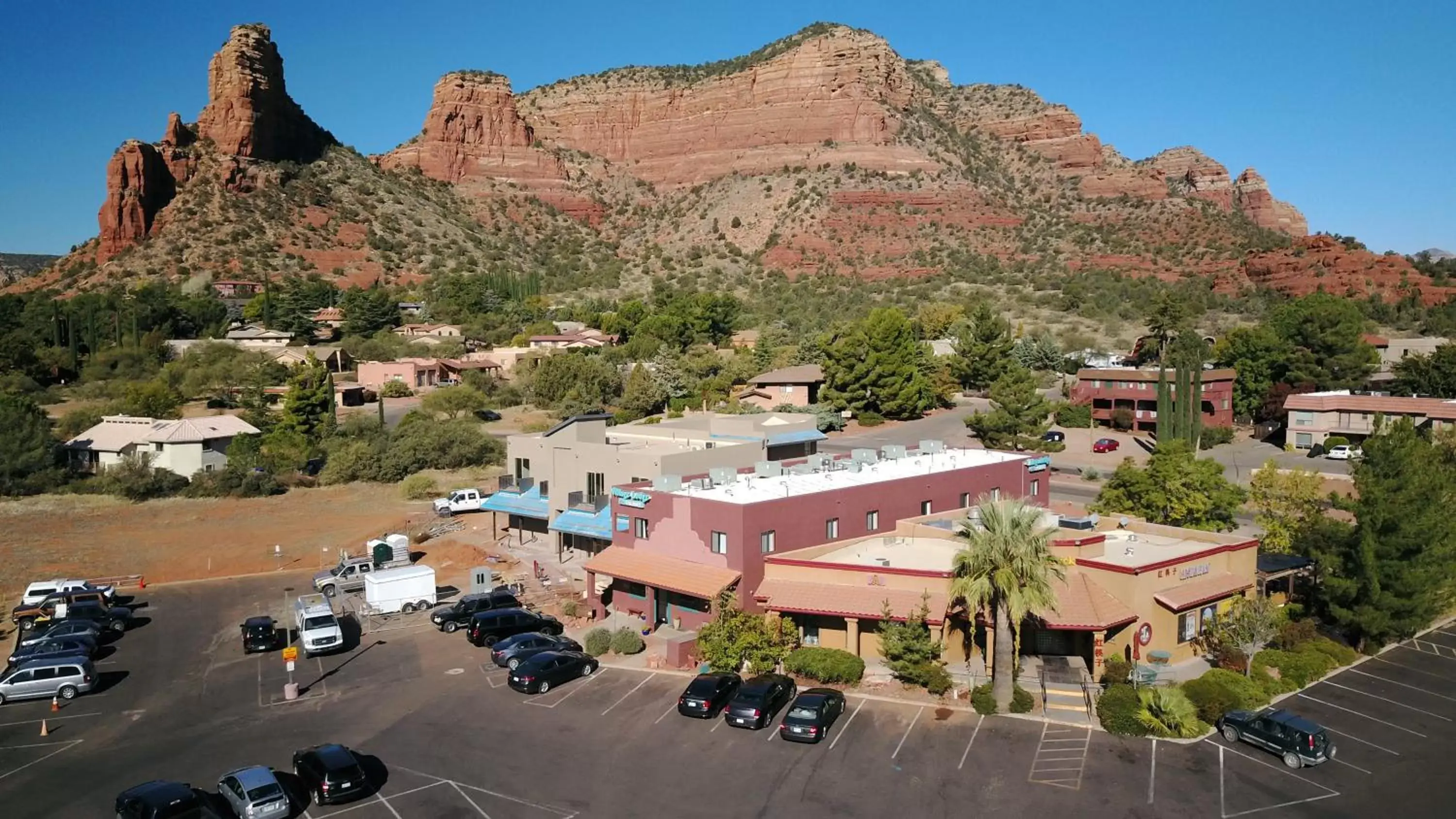 Bird's eye view in Sedona Village Lodge