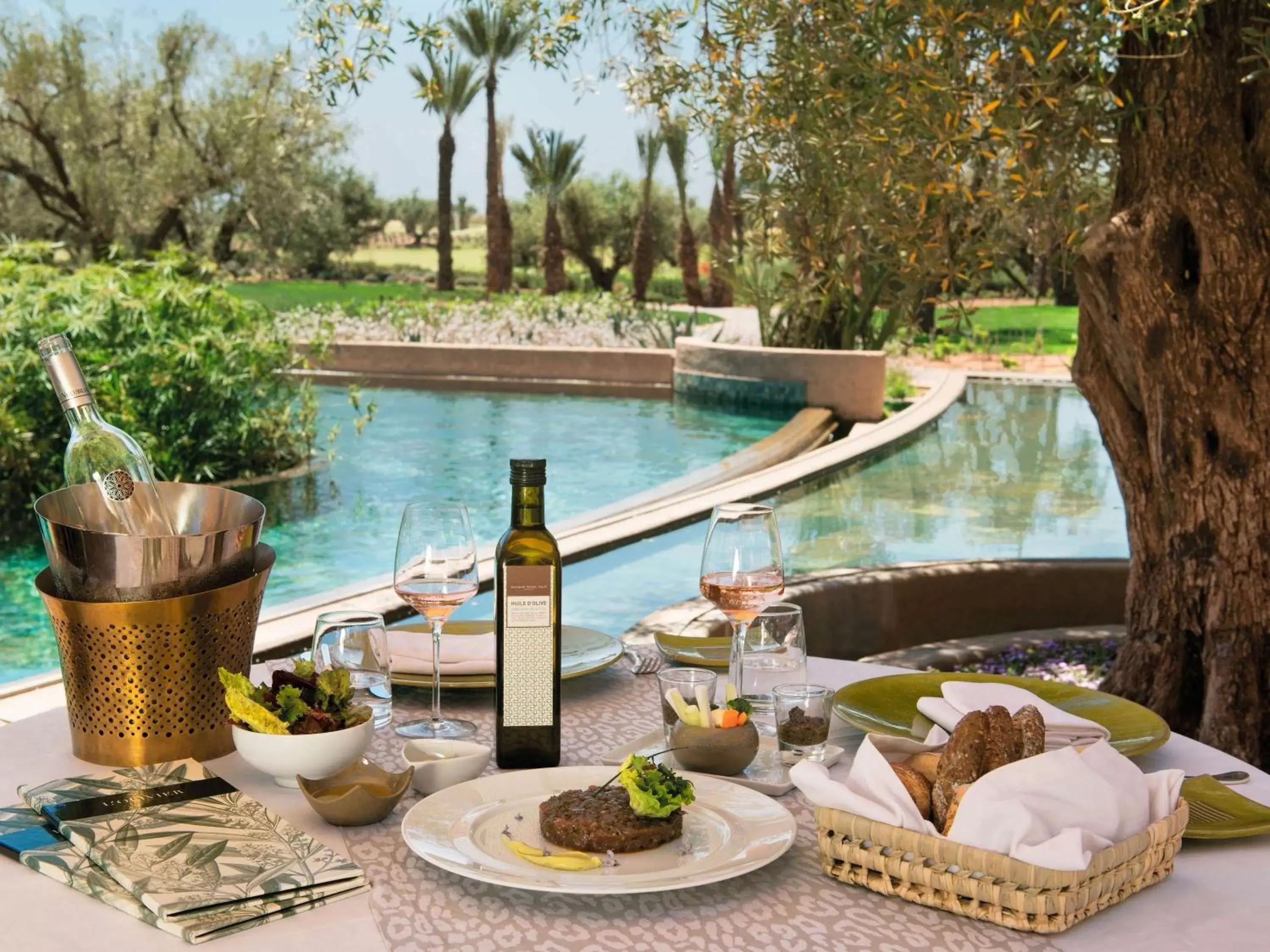 Restaurant/places to eat, Swimming Pool in Fairmont Royal Palm Marrakech