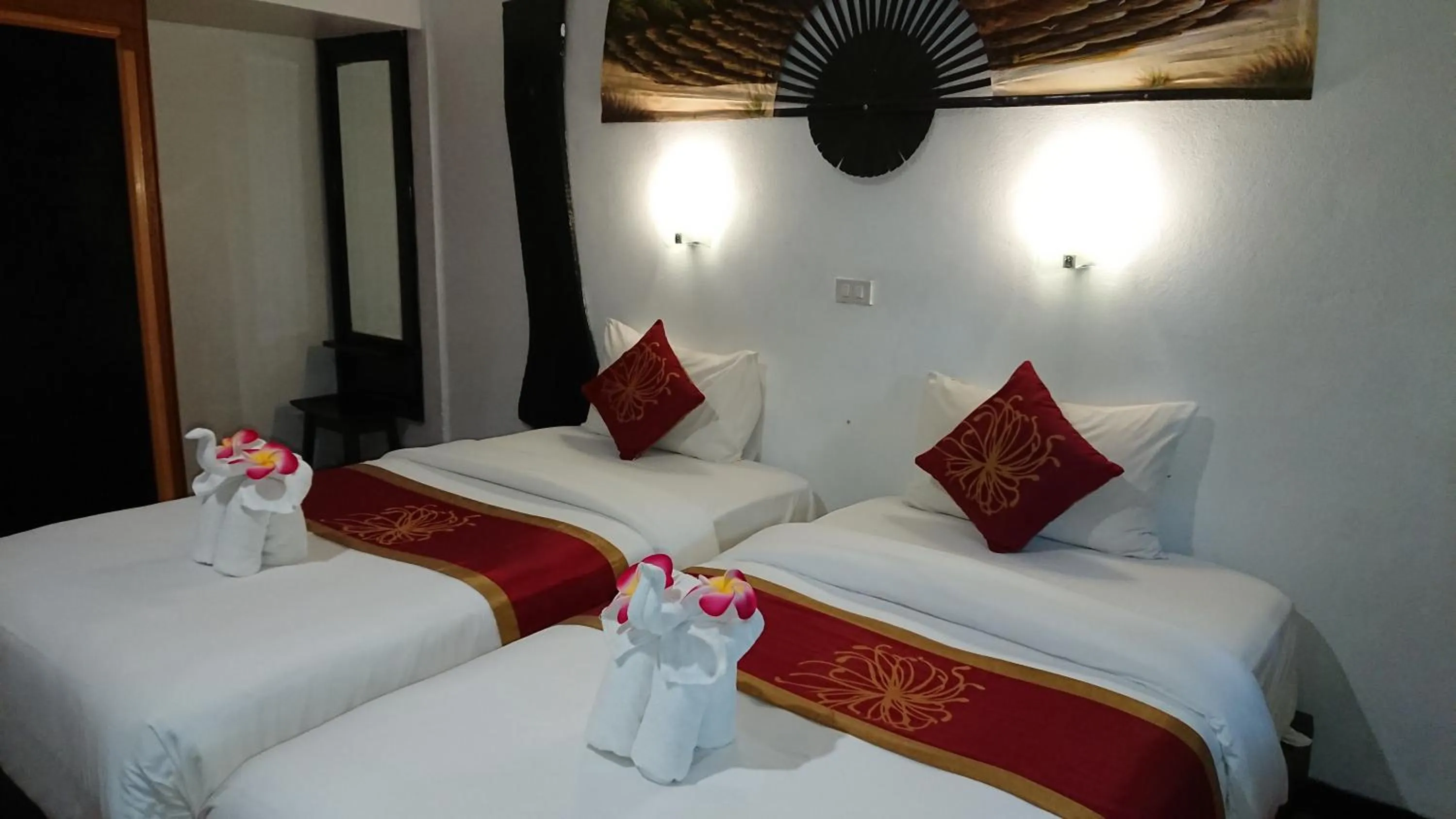 Bed in The Krabi Forest Homestay