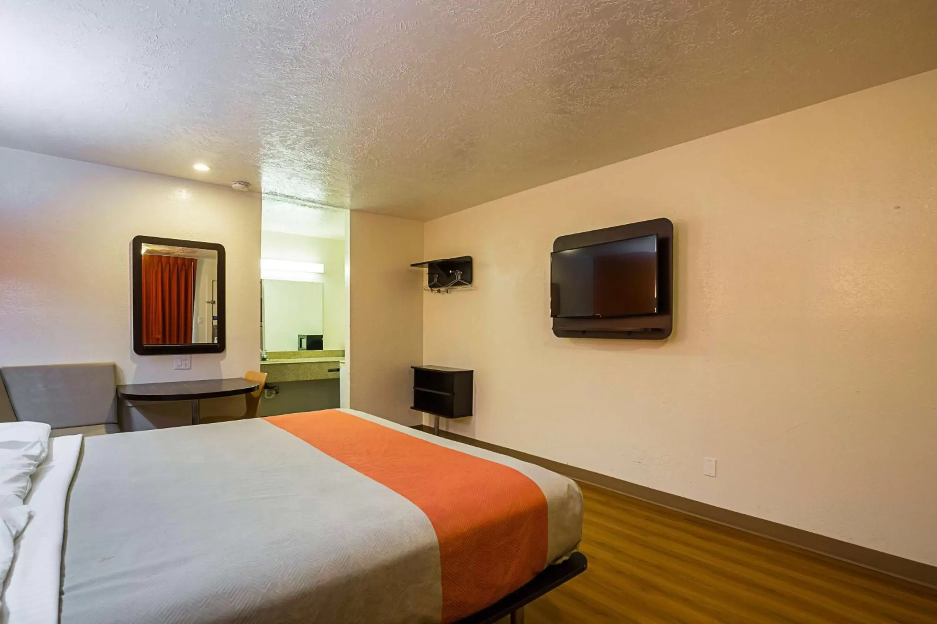 TV and multimedia, TV/Entertainment Center in Motel 6-Madisonville, TX