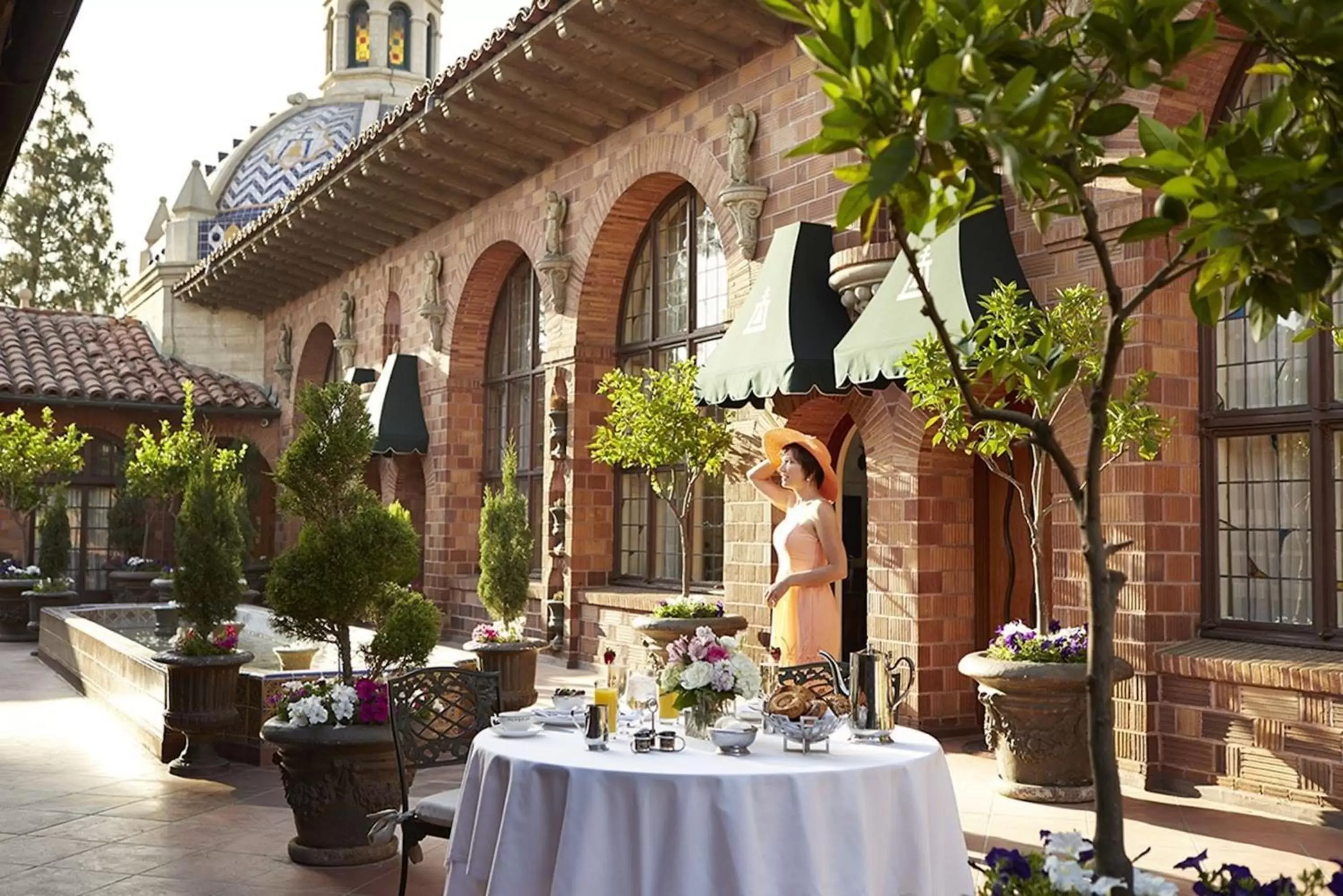 Patio, Restaurant/Places to Eat in The Mission Inn Hotel and Spa