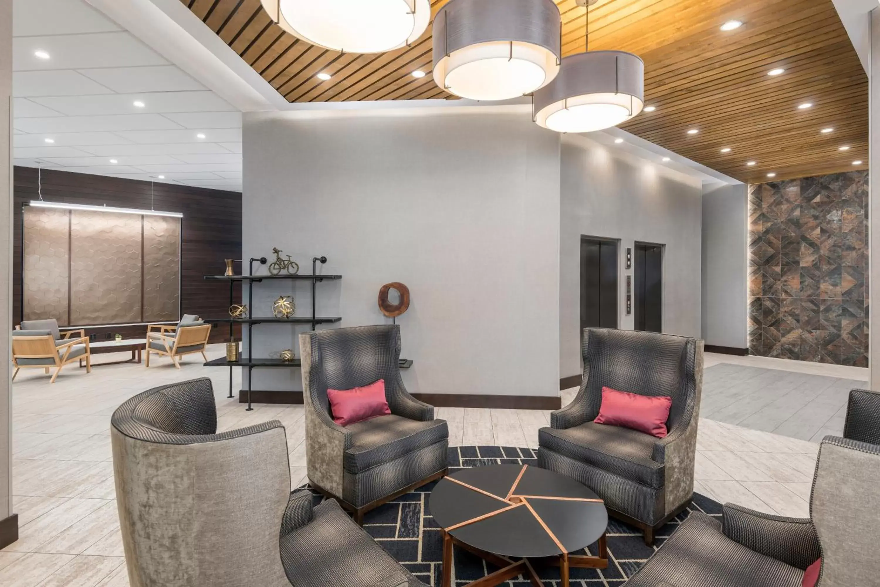 Seating area, Lobby/Reception in Hyatt Place Greenville Downtown