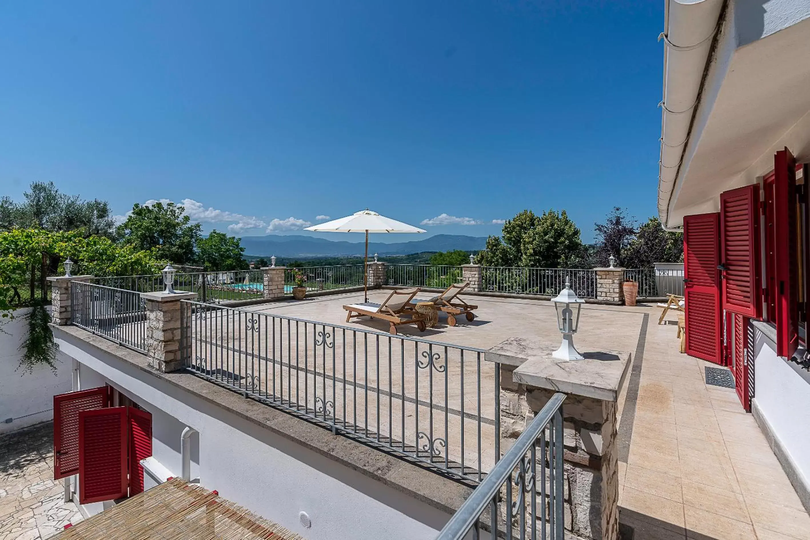 Balcony/Terrace in Al Piglio Maison de Charme