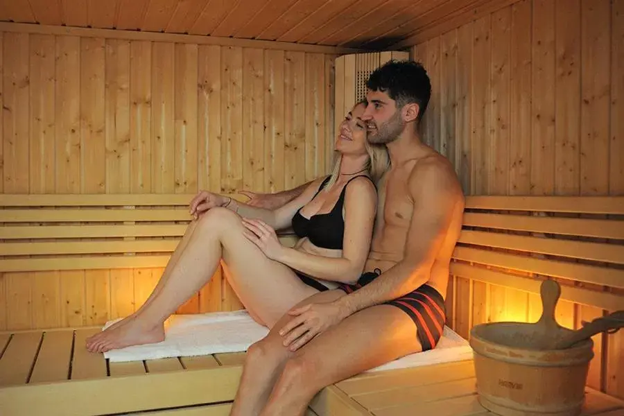 Sauna in Les Villas du Domaine de Suzel