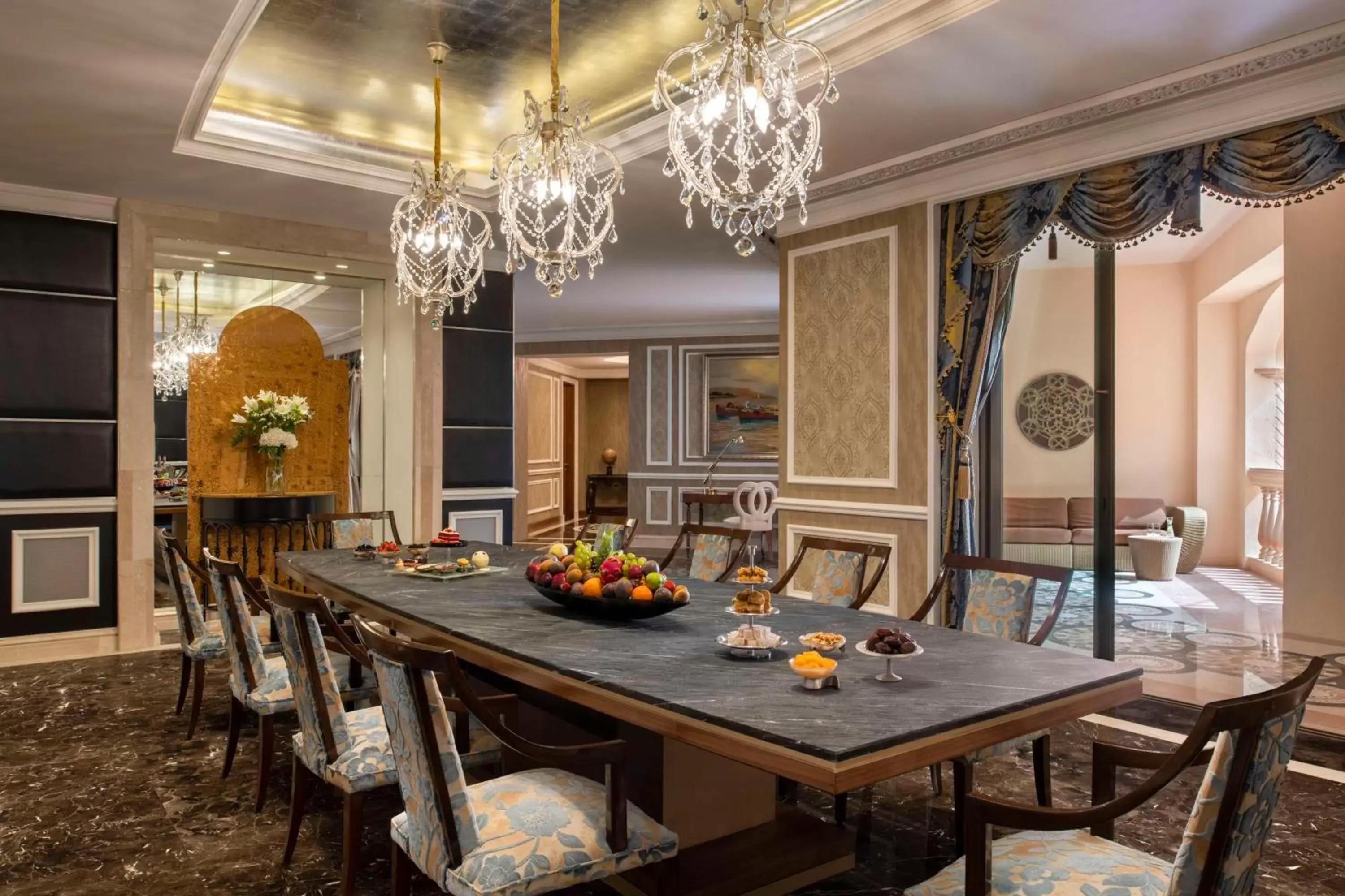 Photo of the whole room, Dining Area in Marsa Malaz Kempinski, The Pearl