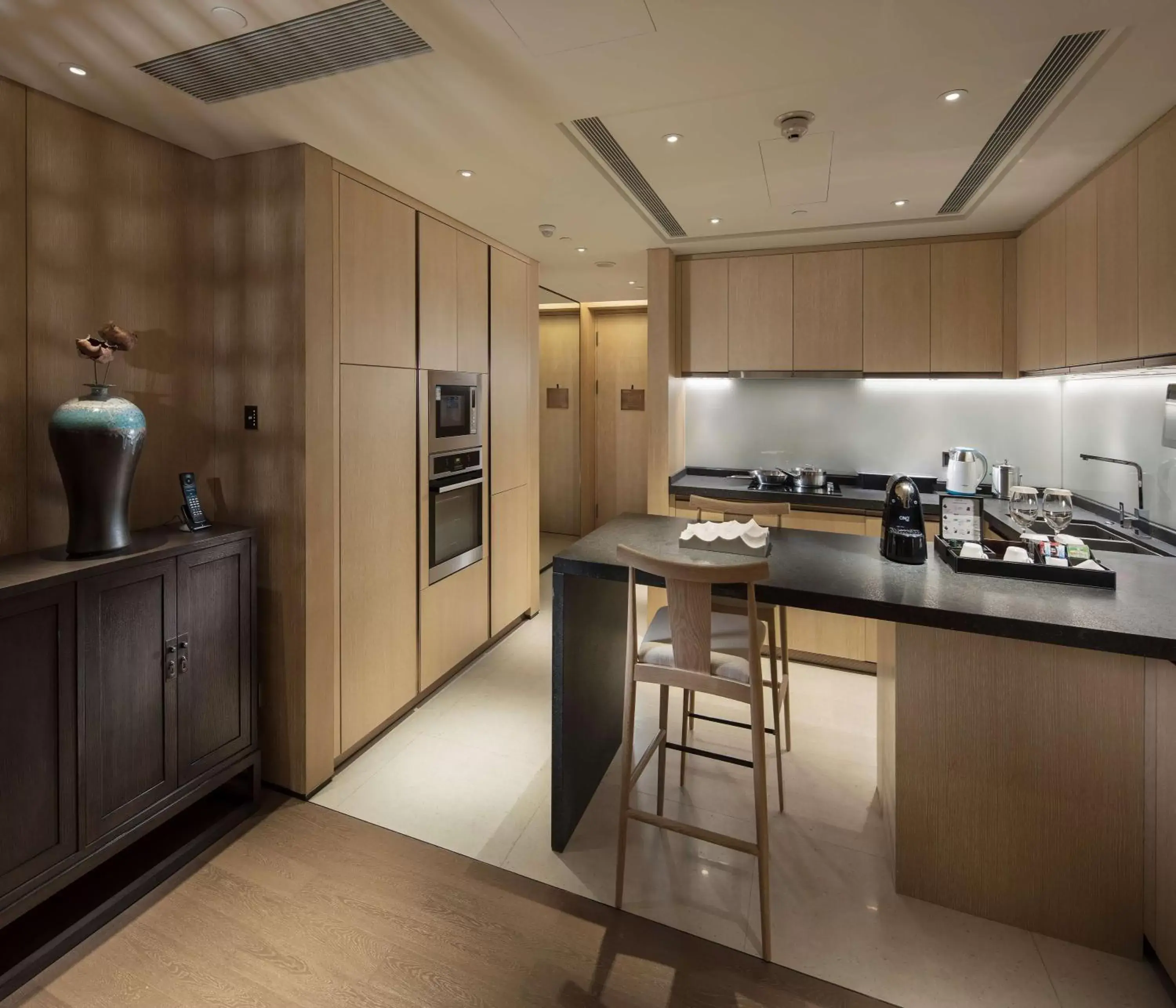 Kitchen or kitchenette, Kitchen/Kitchenette in Hilton Shenzhen Shekou Nanhai