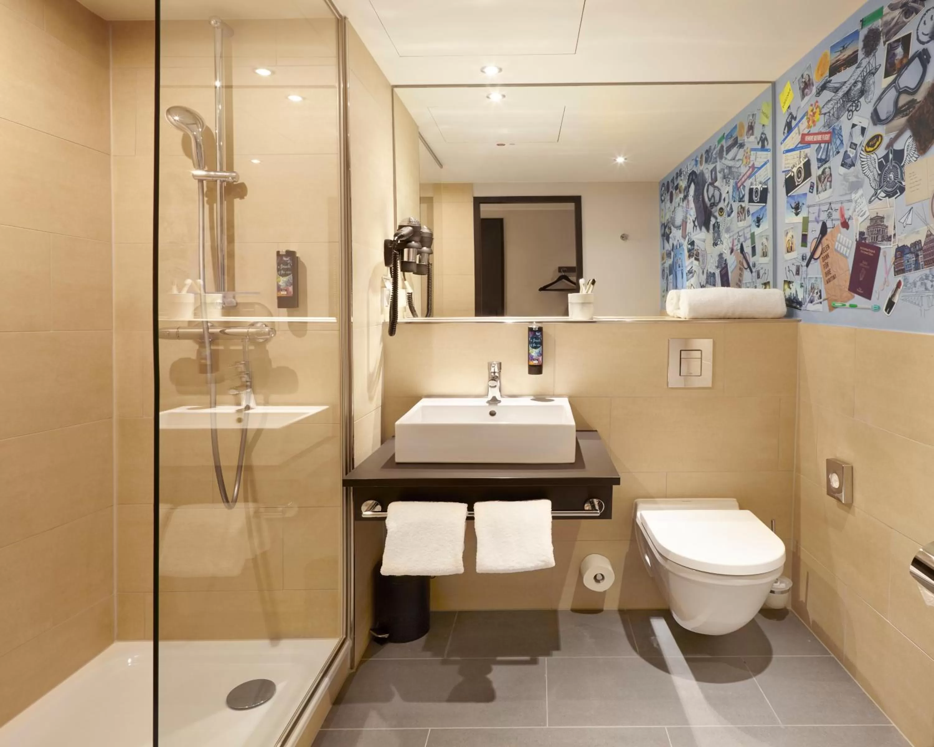 Shower in Holiday Inn - the niu, Air Frankfurt Messe by IHG