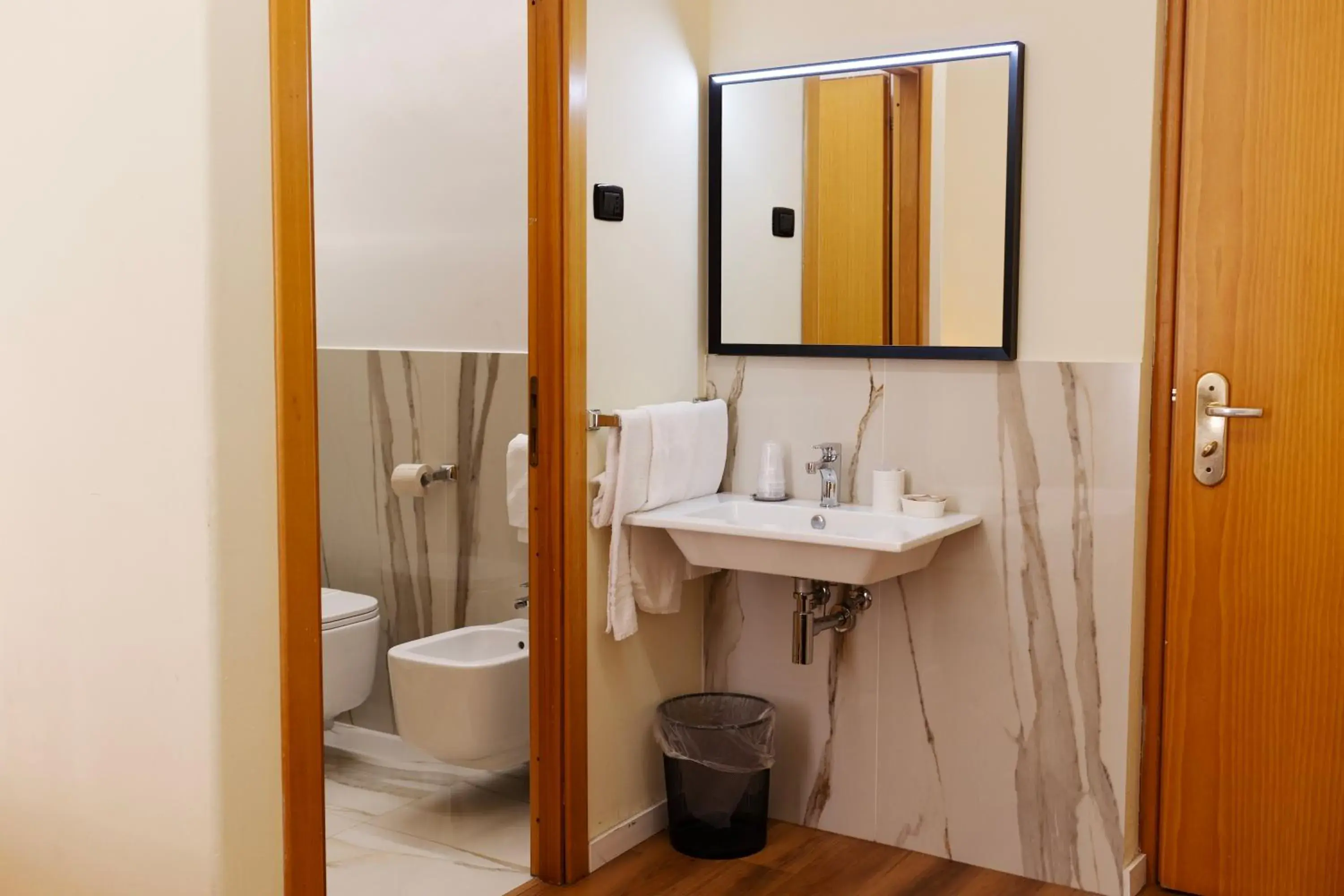Bathroom in Hotel Giotto Flavia