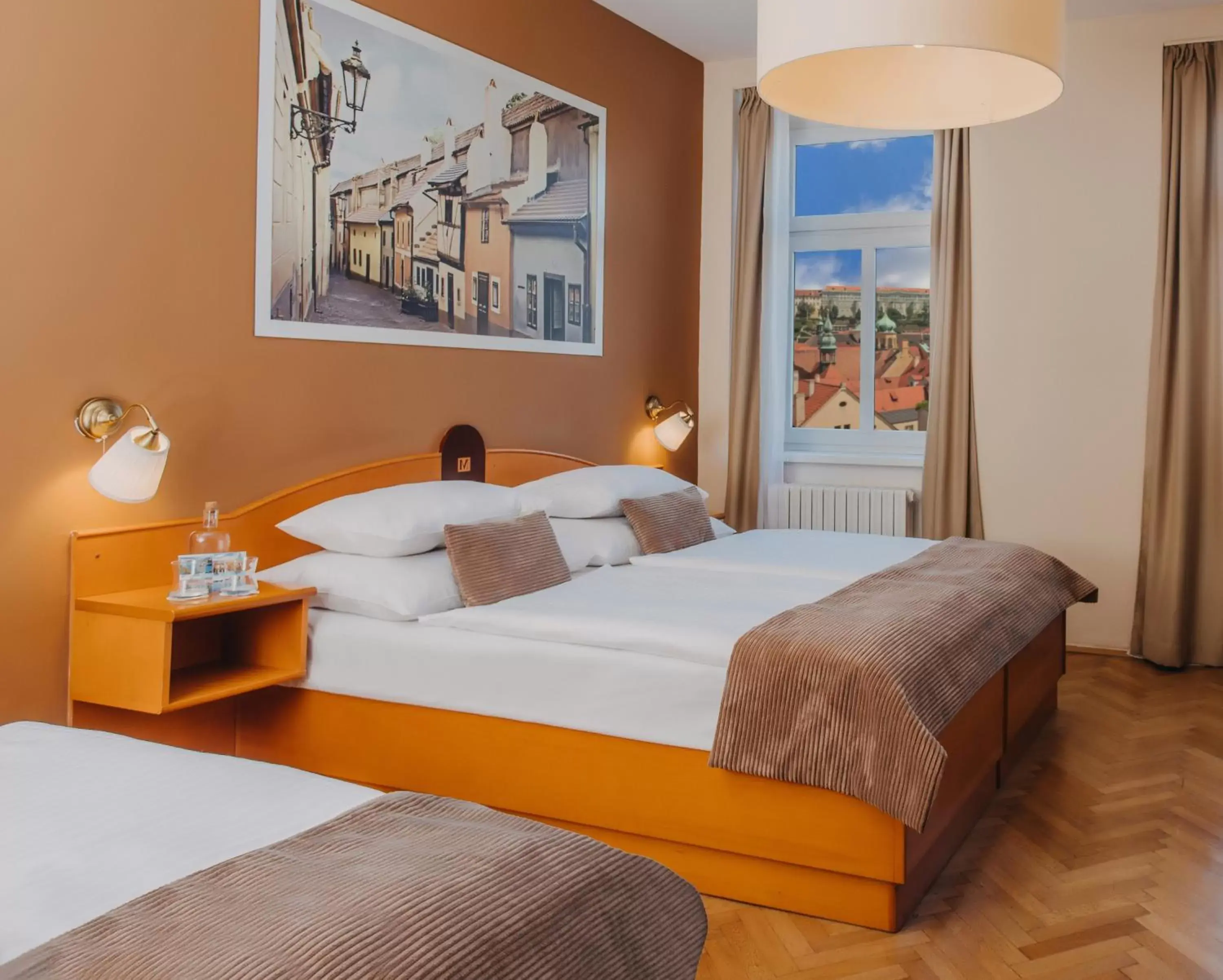 Bed in Hotel Merkur - Czech Leading Hotels