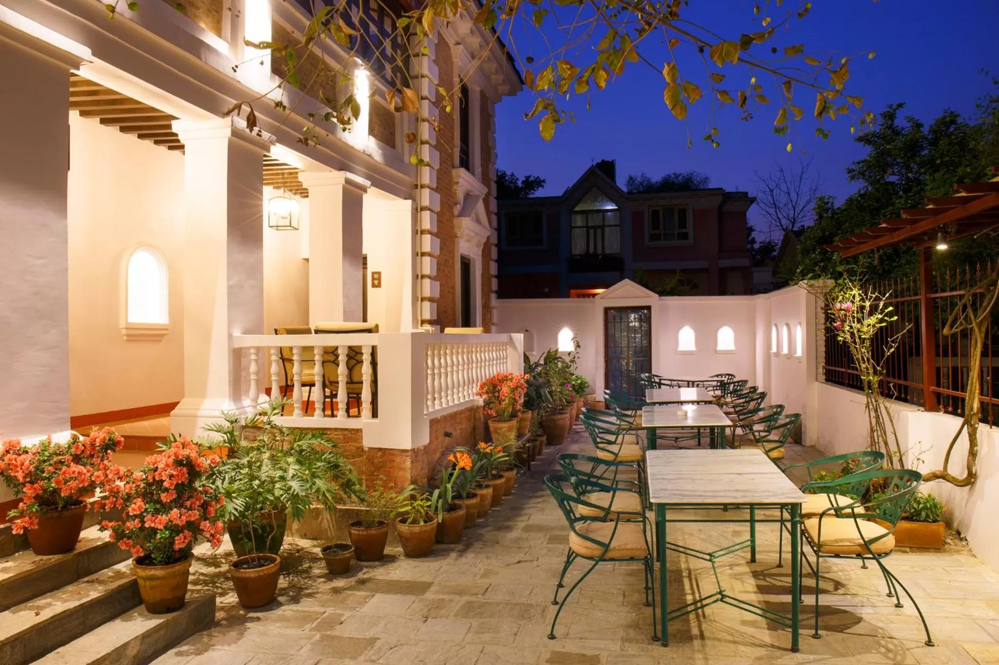 Patio in Thamel Villa Heritage Hotel