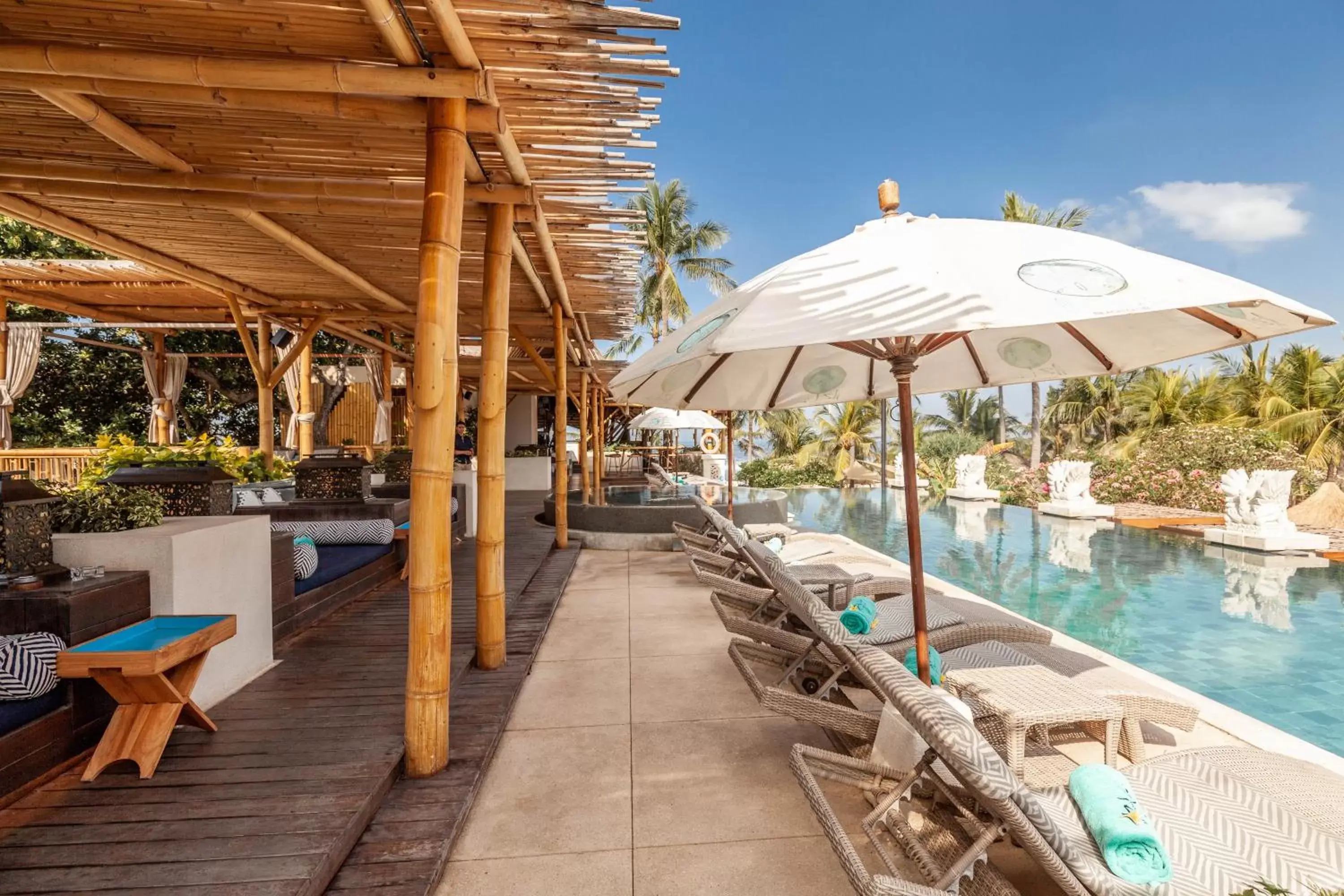 Swimming pool, Restaurant/Places to Eat in Bali Mandira Beach Resort & Spa