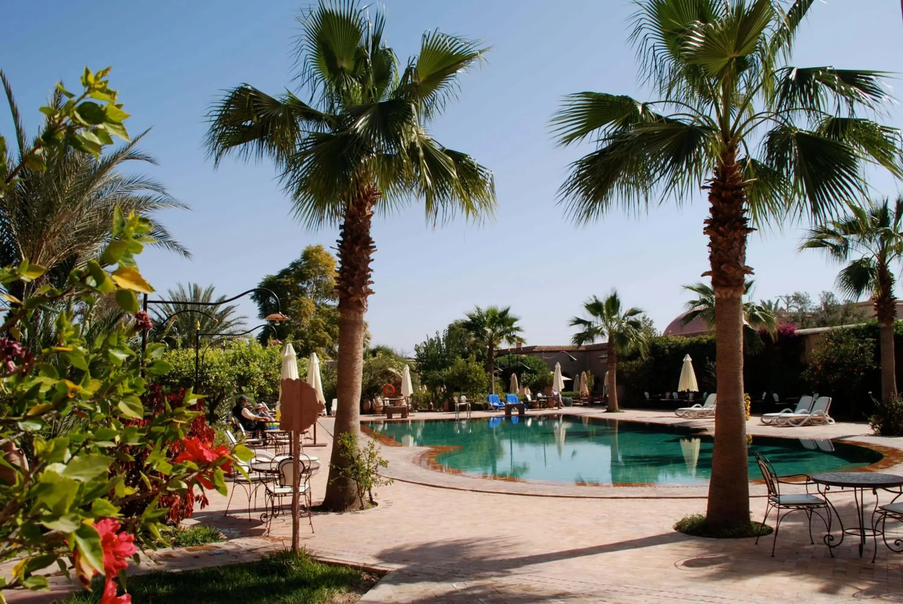 Swimming Pool in Hotel Dar Zitoune Taroudant