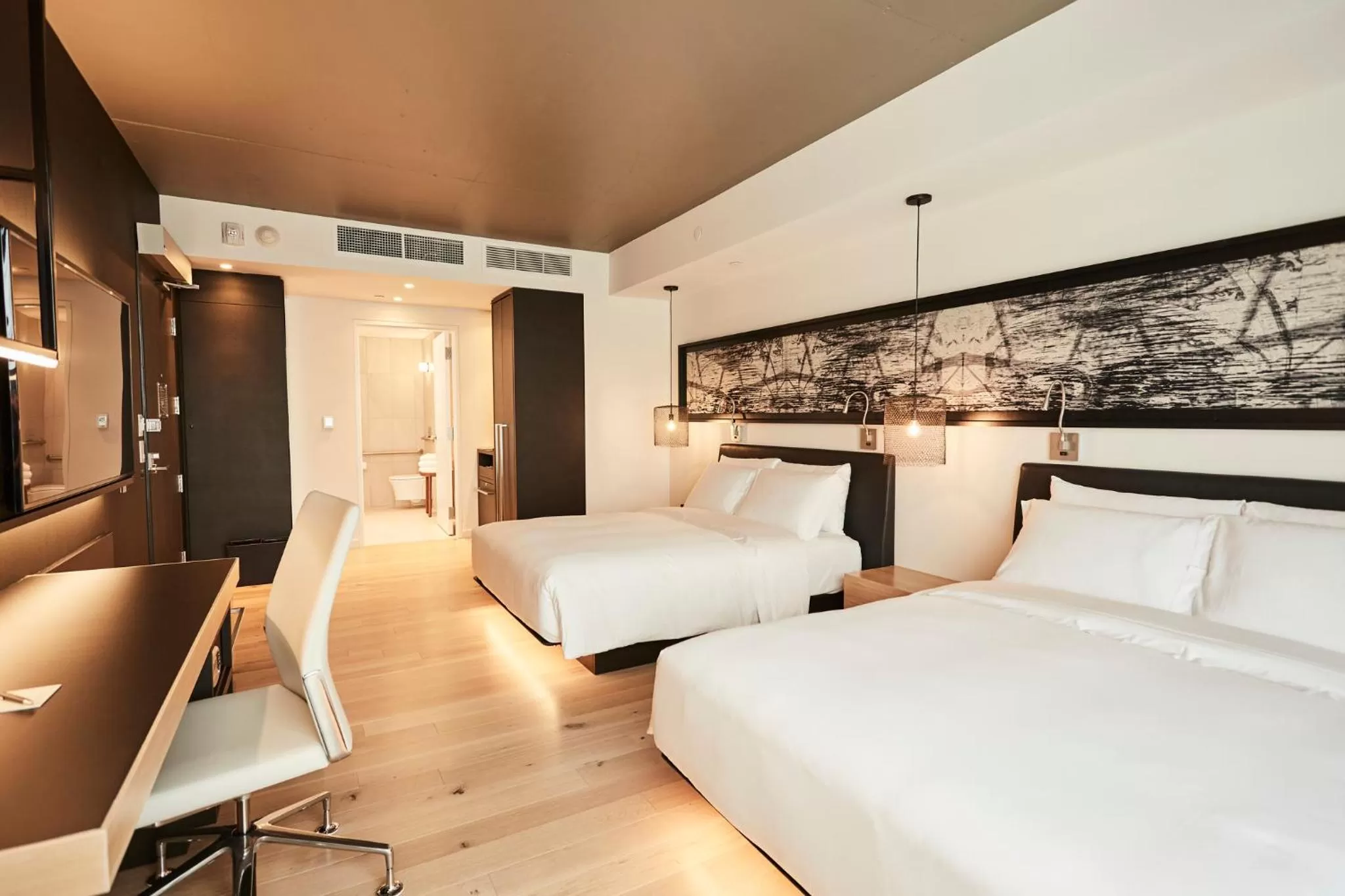 Bed in Le Germain Hotel Ottawa