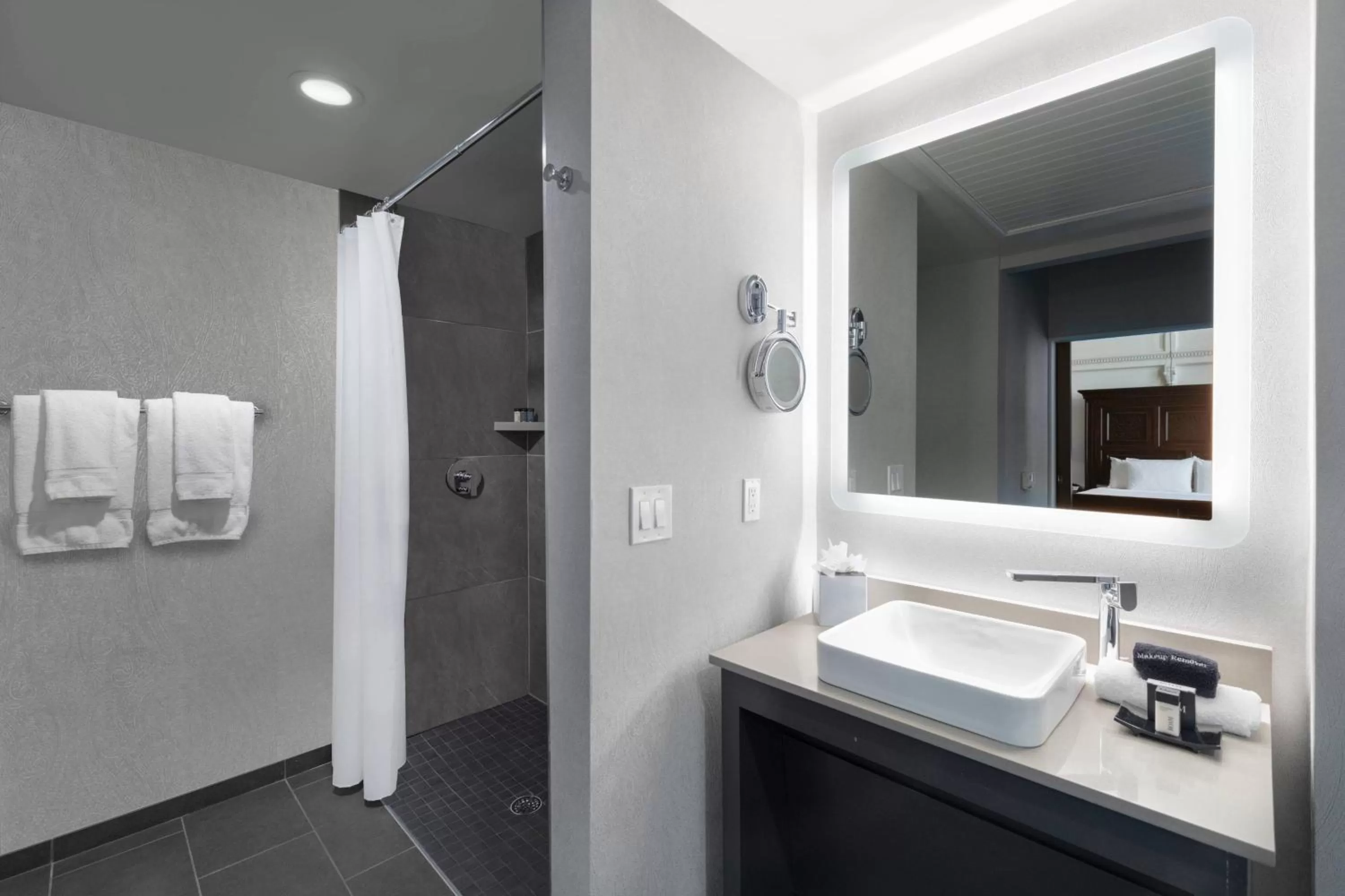 Bathroom in The Union Station Nashville Yards, Autograph Collection