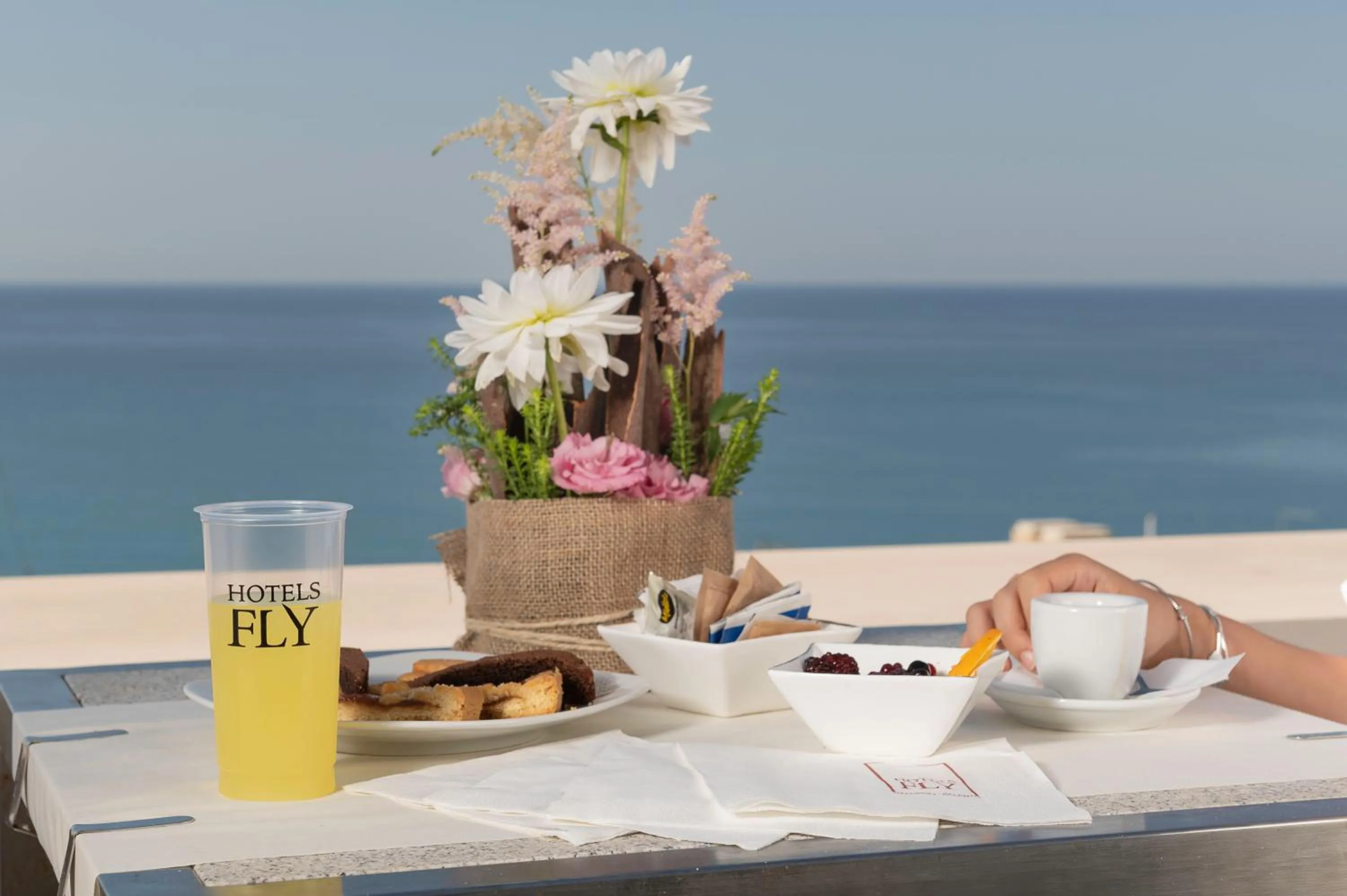 Food and drinks in Hotel Fly