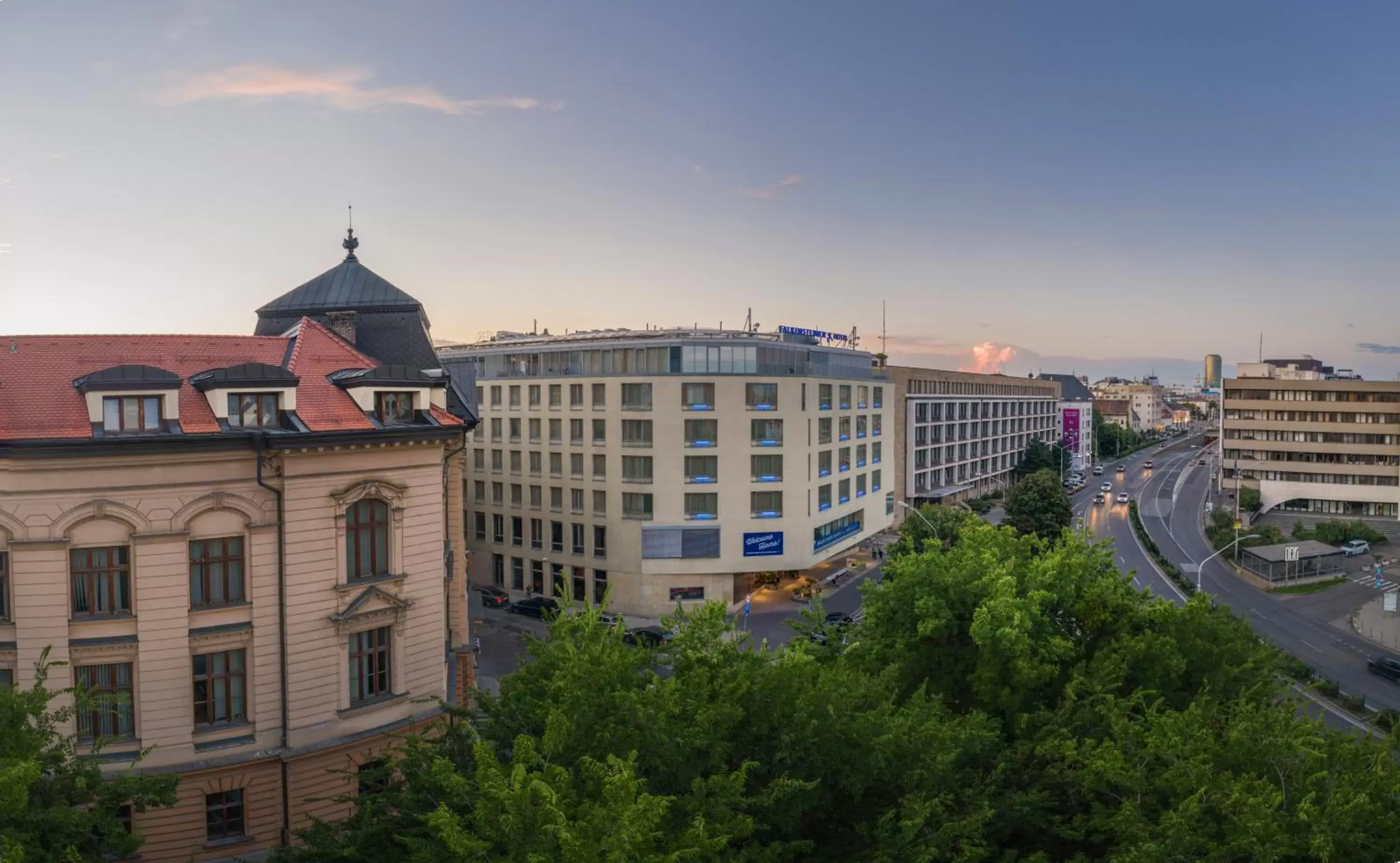 Property building in Falkensteiner Hotel Bratislava