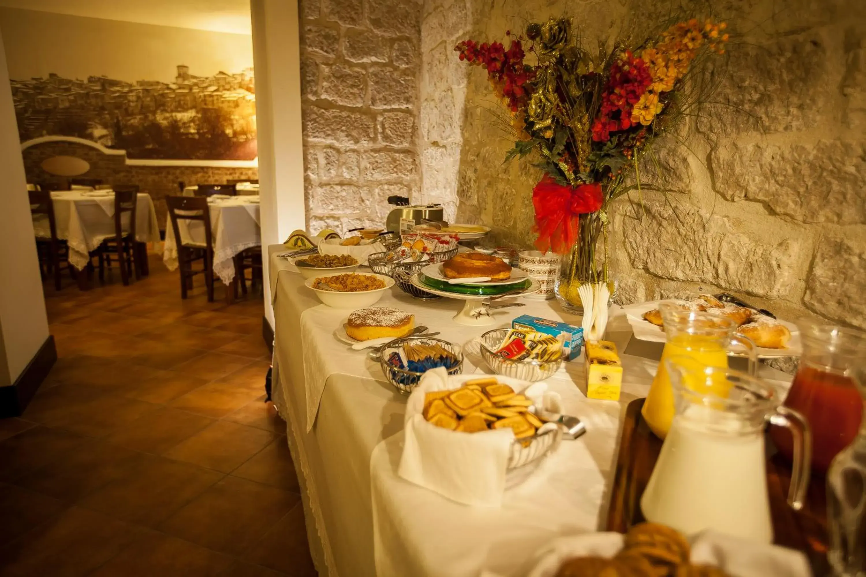 Buffet breakfast, Restaurant/Places to Eat in Hotel Residenza Petra