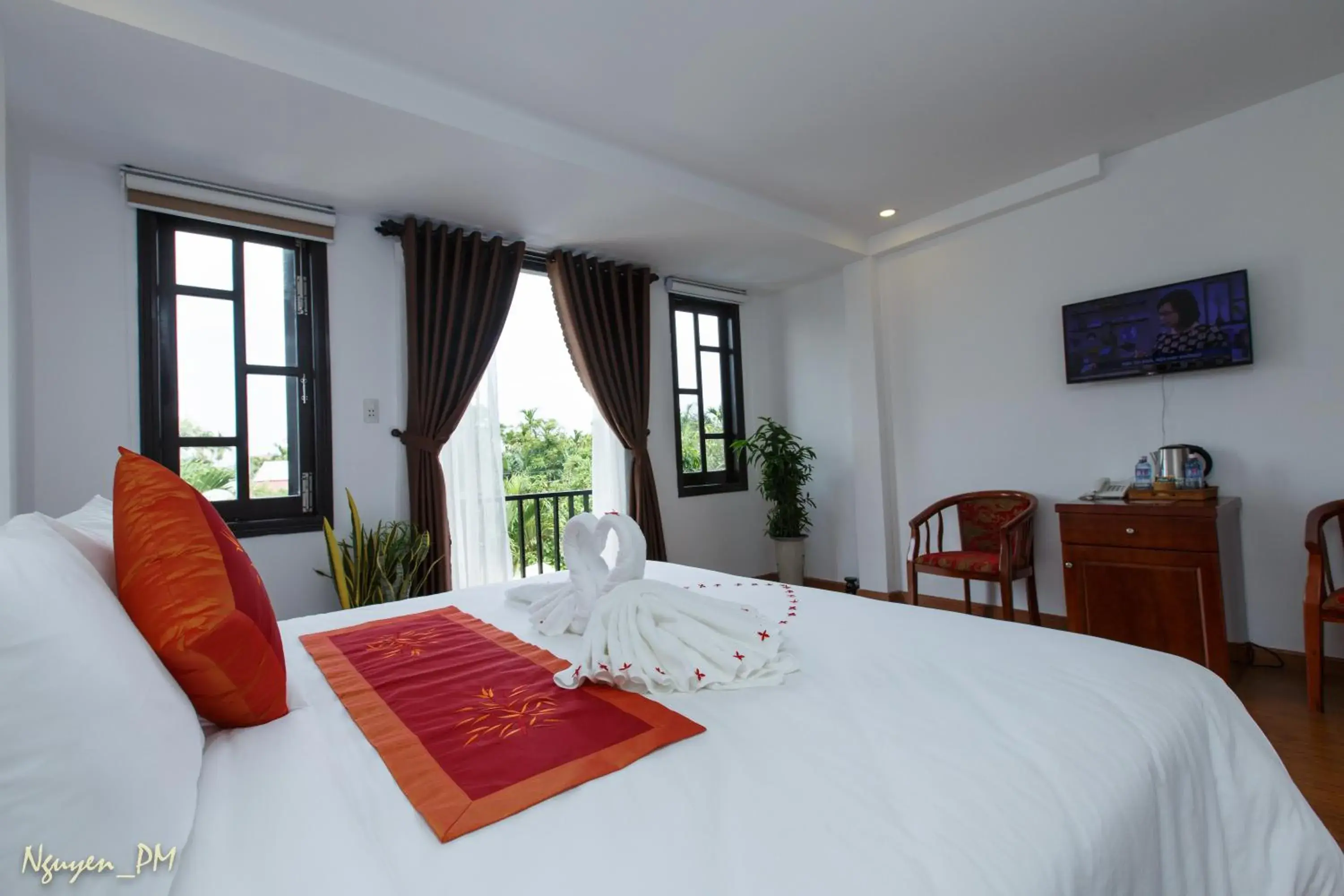 Garden view, Bed in Gia Lam Villa Hoi An