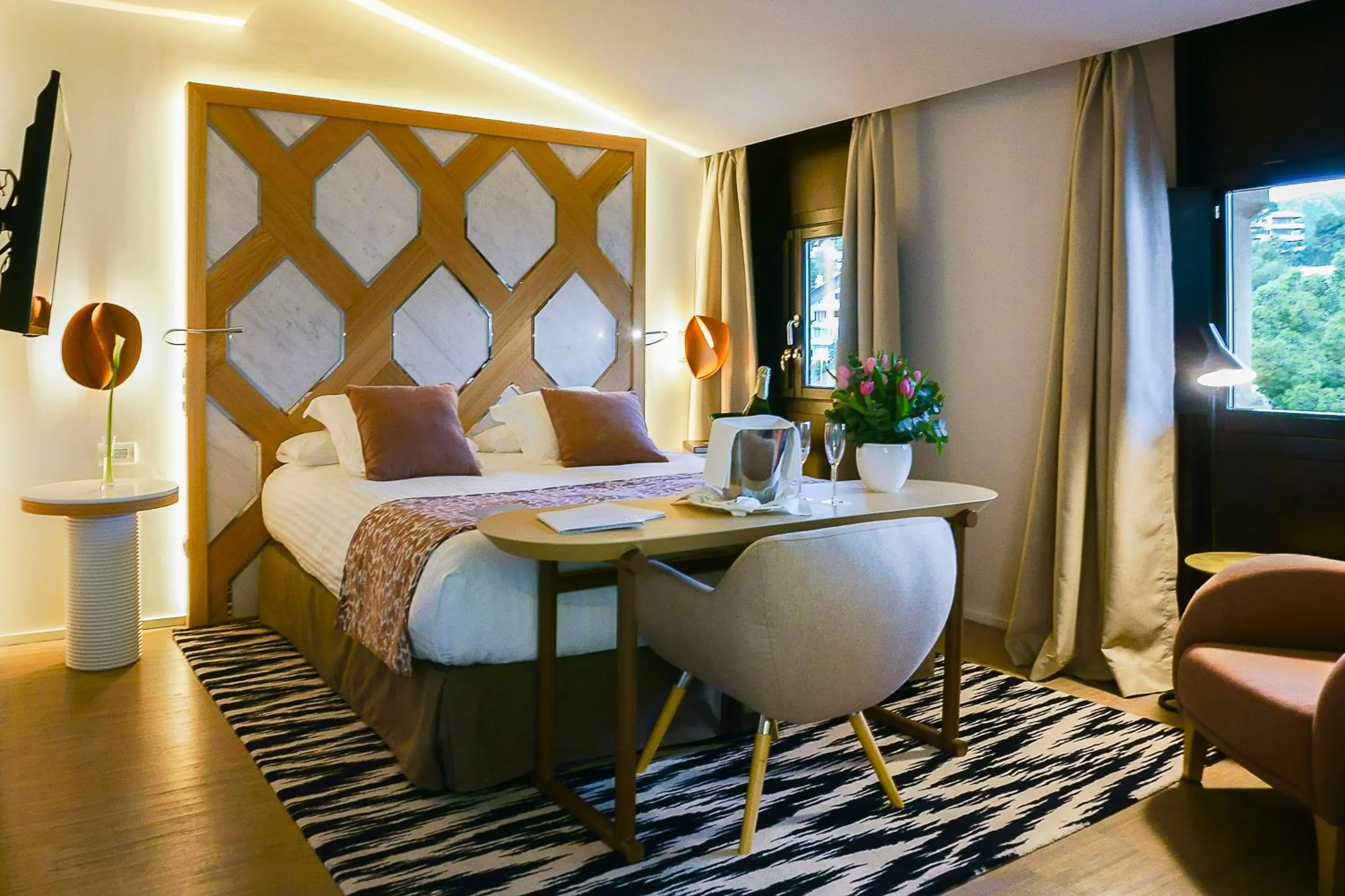 Photo of the whole room, Bed in Hospes Maricel y Spa, Palma de Mallorca, a Member of Design Hotels